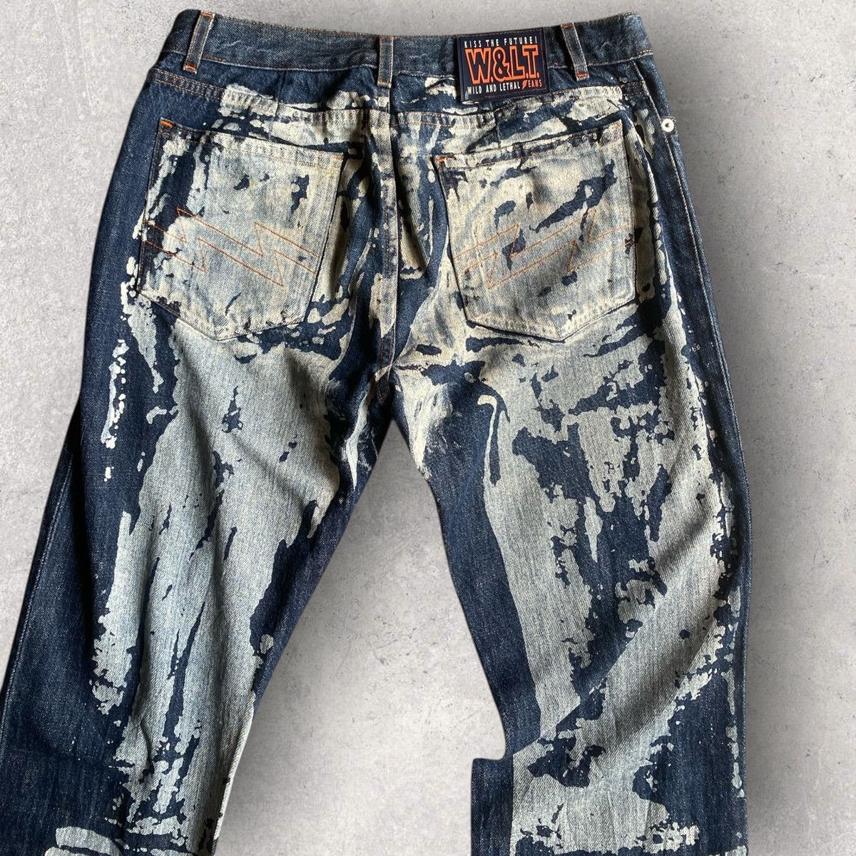 W&LT W&Lt Painted Jeans Size US 30 / EU 46 - 5 Thumbnail