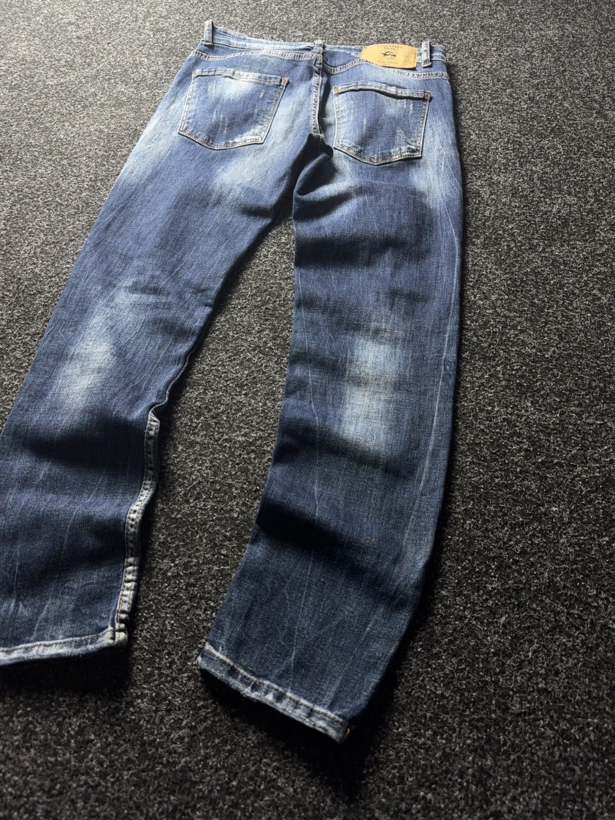 Dsquared2 Luxury Dsquared2 Bros Western Distressed Paint Skinny Jeans Size US 30 / EU 46 - 11 Thumbnail