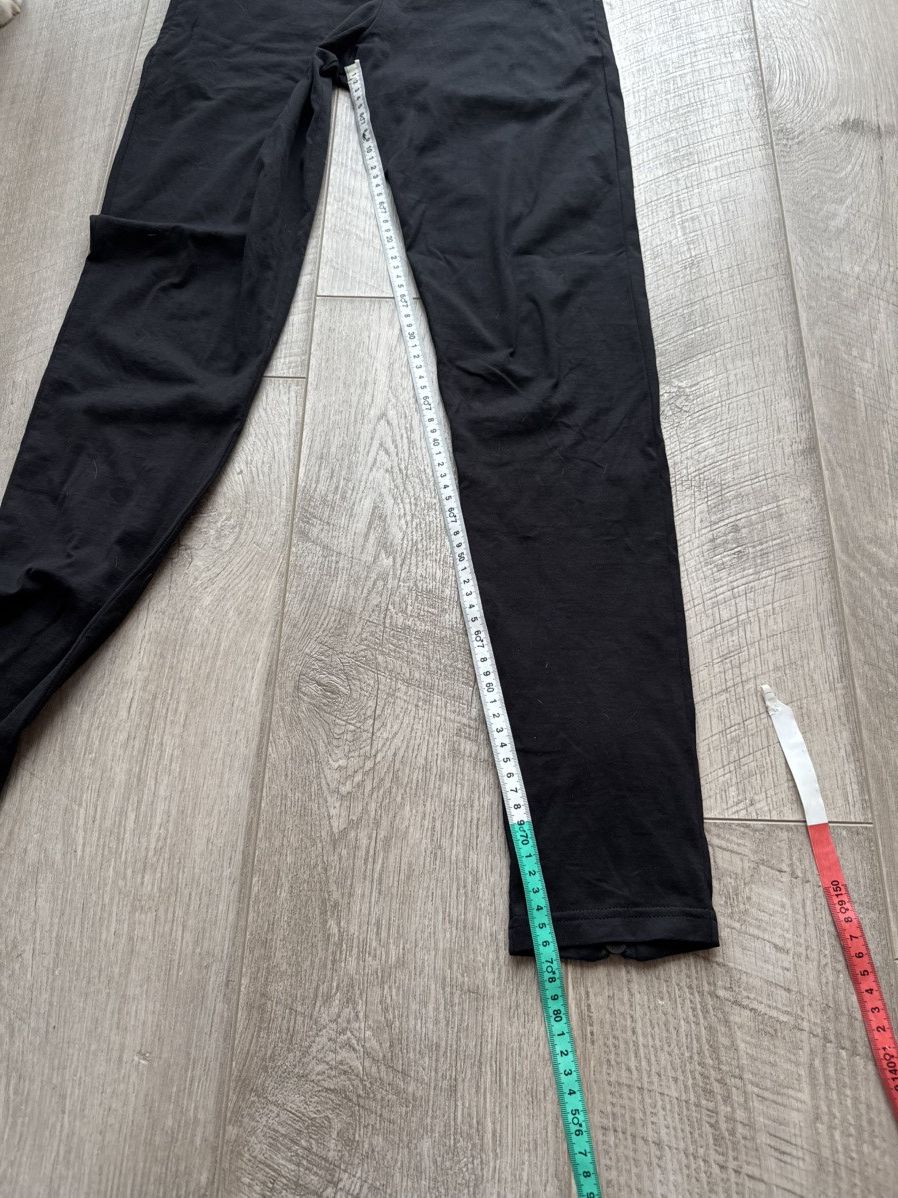 Givenchy Givenchy Black Cotton Jersey RIRI Zip Detail Leggings Size 32" / US 10 / IT 46 - 13 Thumbnail