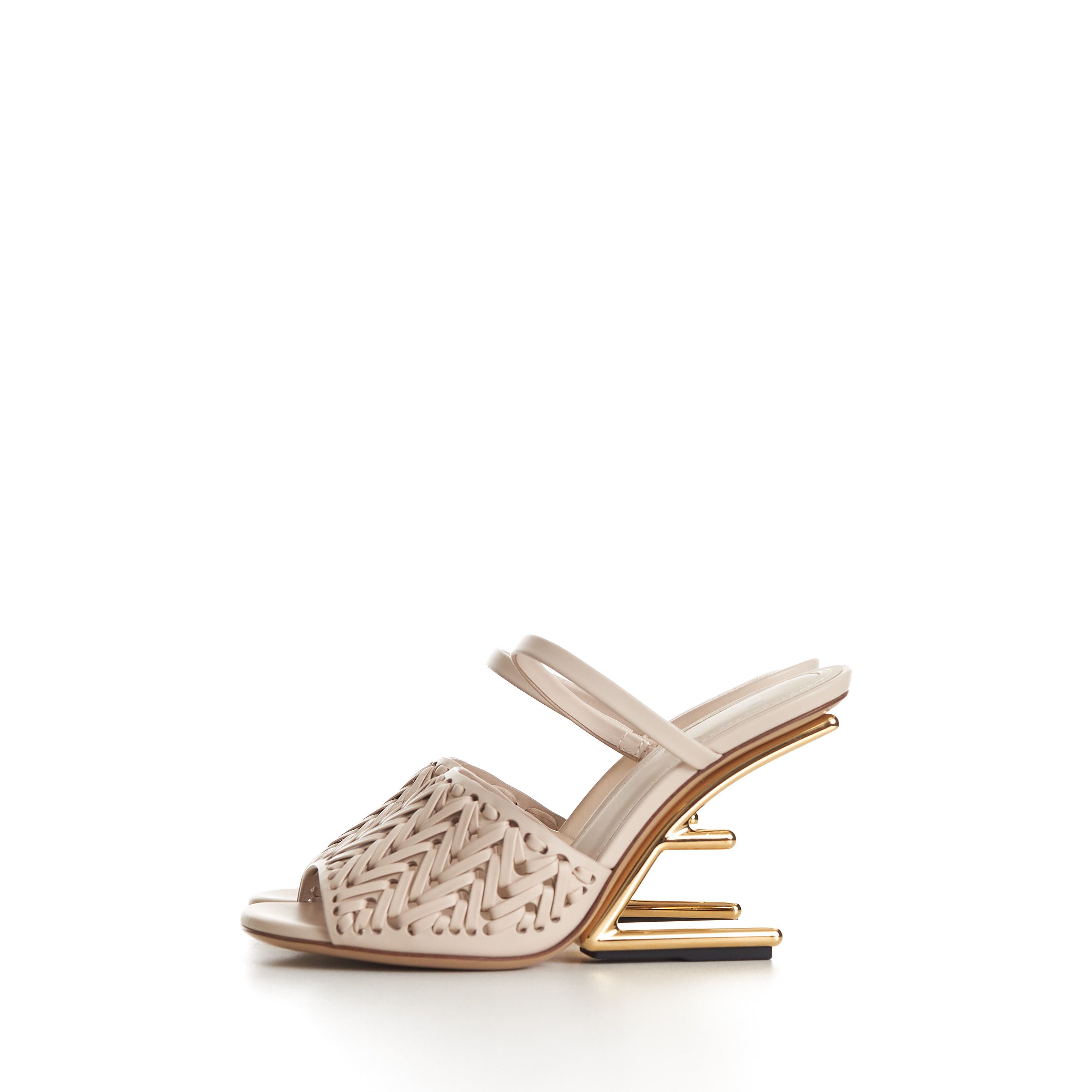 Fendi First Pale Pink Leather High-heeled Sandals Size US 6 / IT 36 - 5 Thumbnail