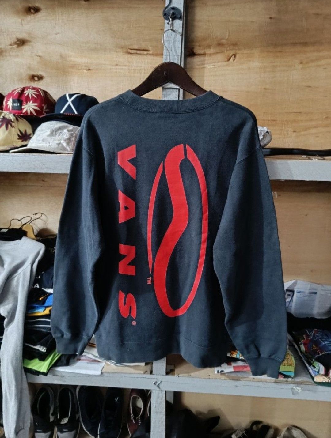 Vans Vintage Vans Back Hit Sweatshirts Size US M / EU 48-50 / 2 - 1 Thumbnail
