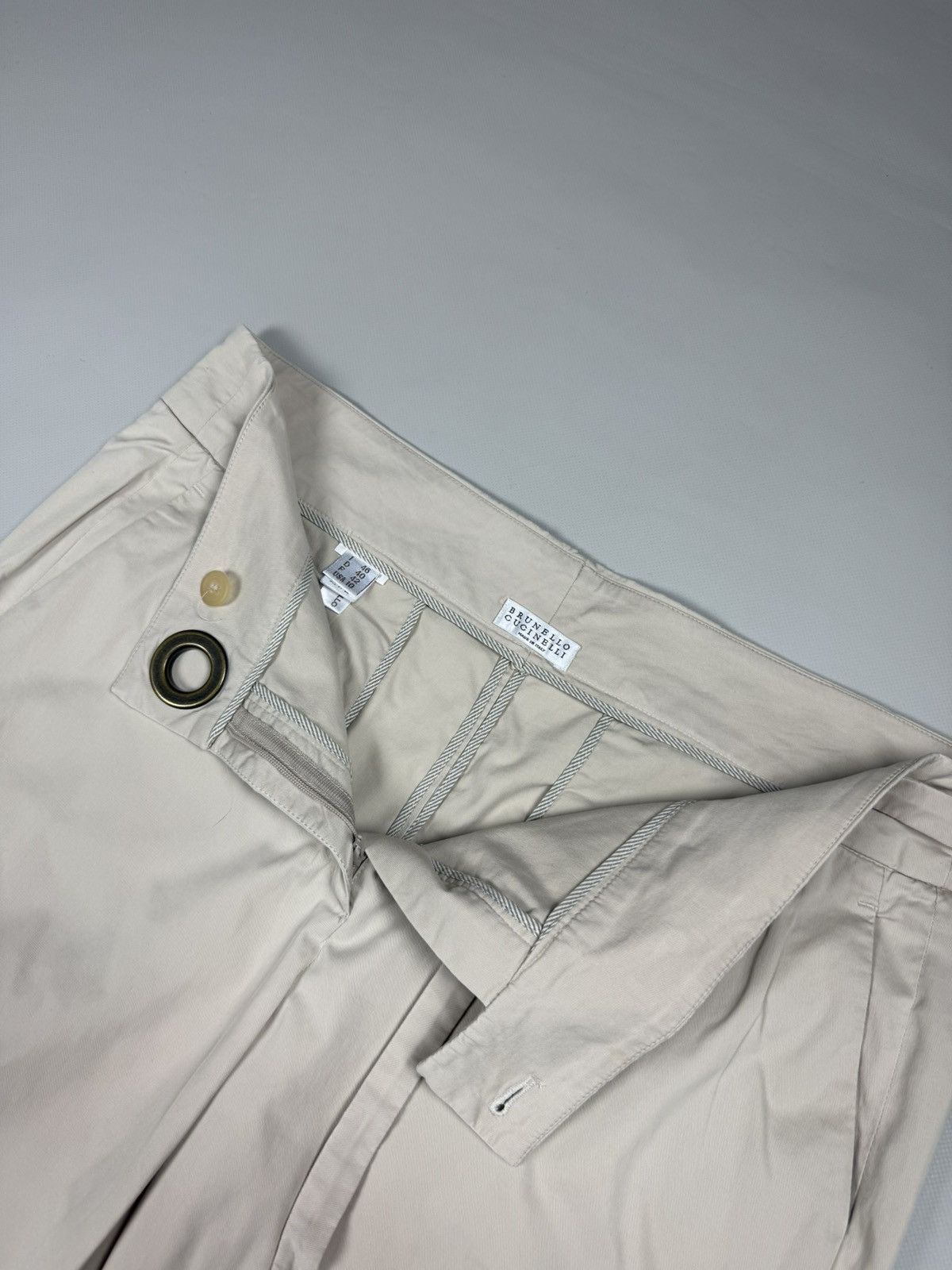 Brunello Cucinelli Brunello Cucinelli Ladies Dress Pants Trousers Size US 10 Size 32" / US 10 / IT 46 - 13 Thumbnail