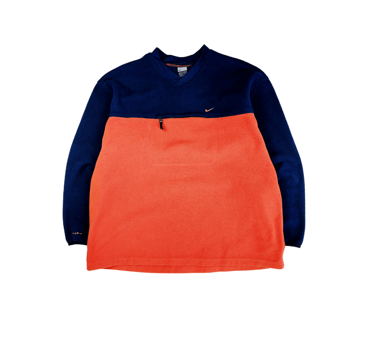 Nike × Vintage Vintage Nike Fleece Sweater Size US XL / EU 56 / 4 - 2 Thumbnail