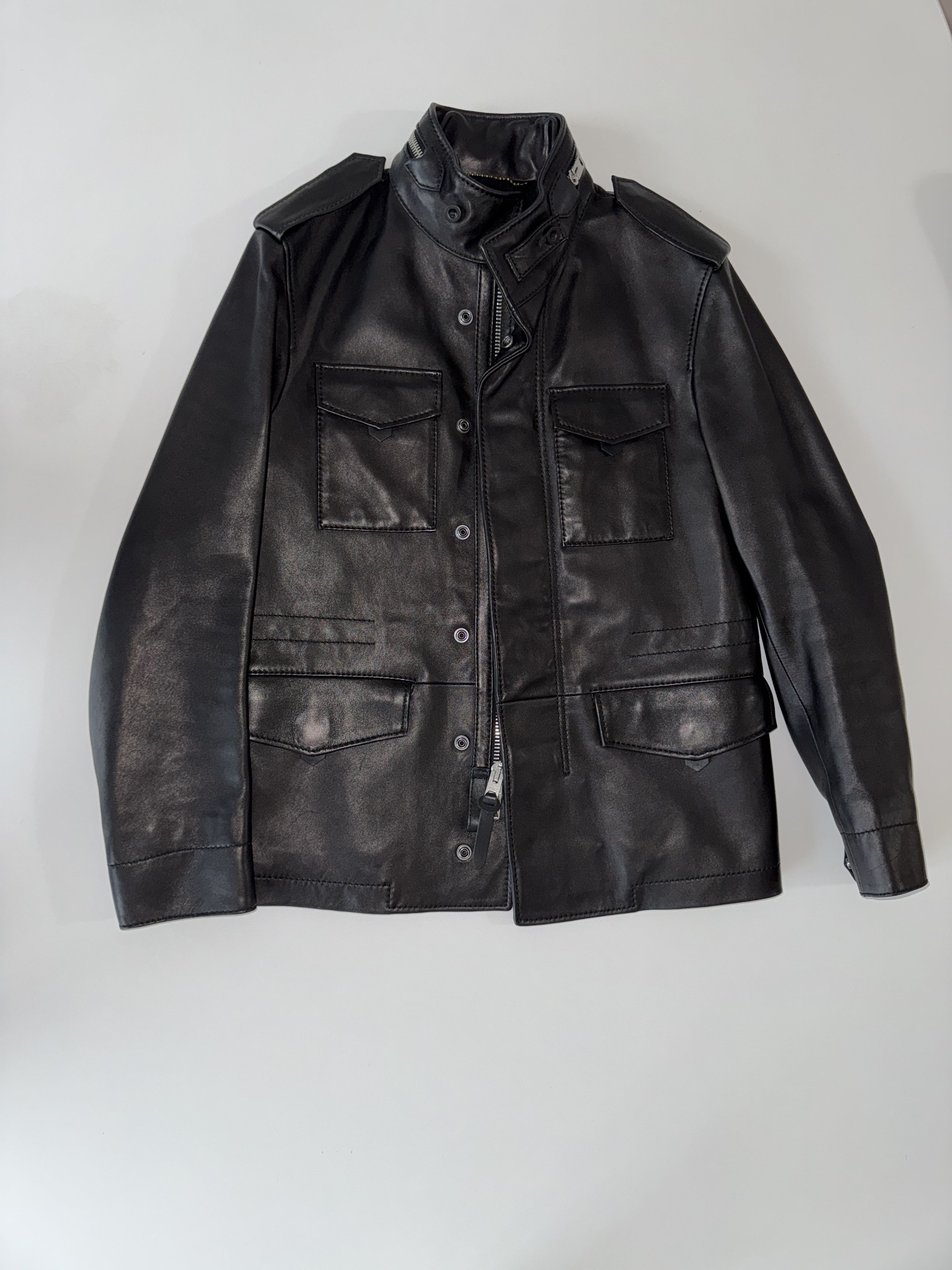 Coach Technical Leather Jacket