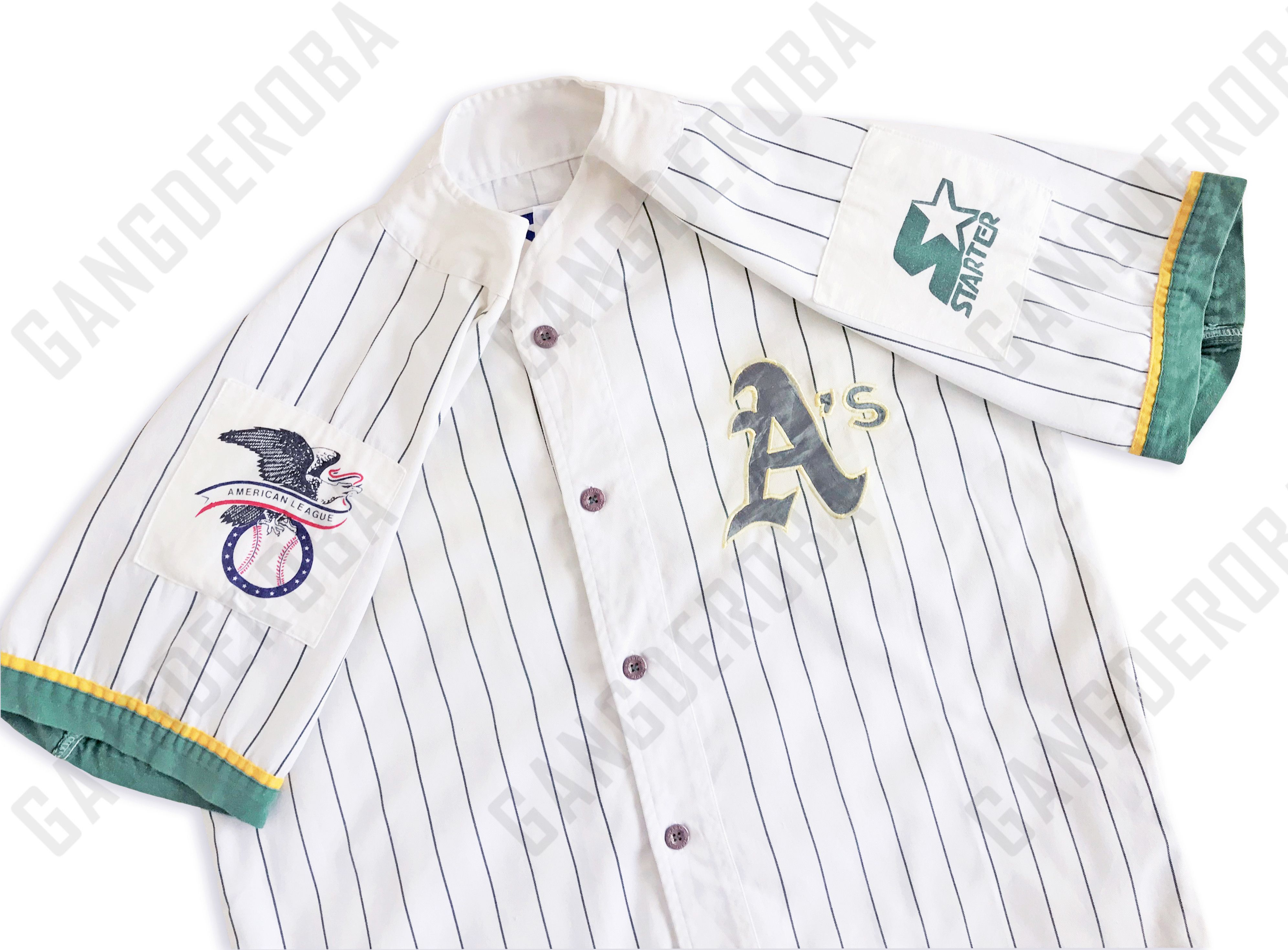 Starter RARE Vintage 90s Starter Oakland Athletics Jersey 2pac Tupac Size US L / EU 52-54 / 3 - 4 Thumbnail