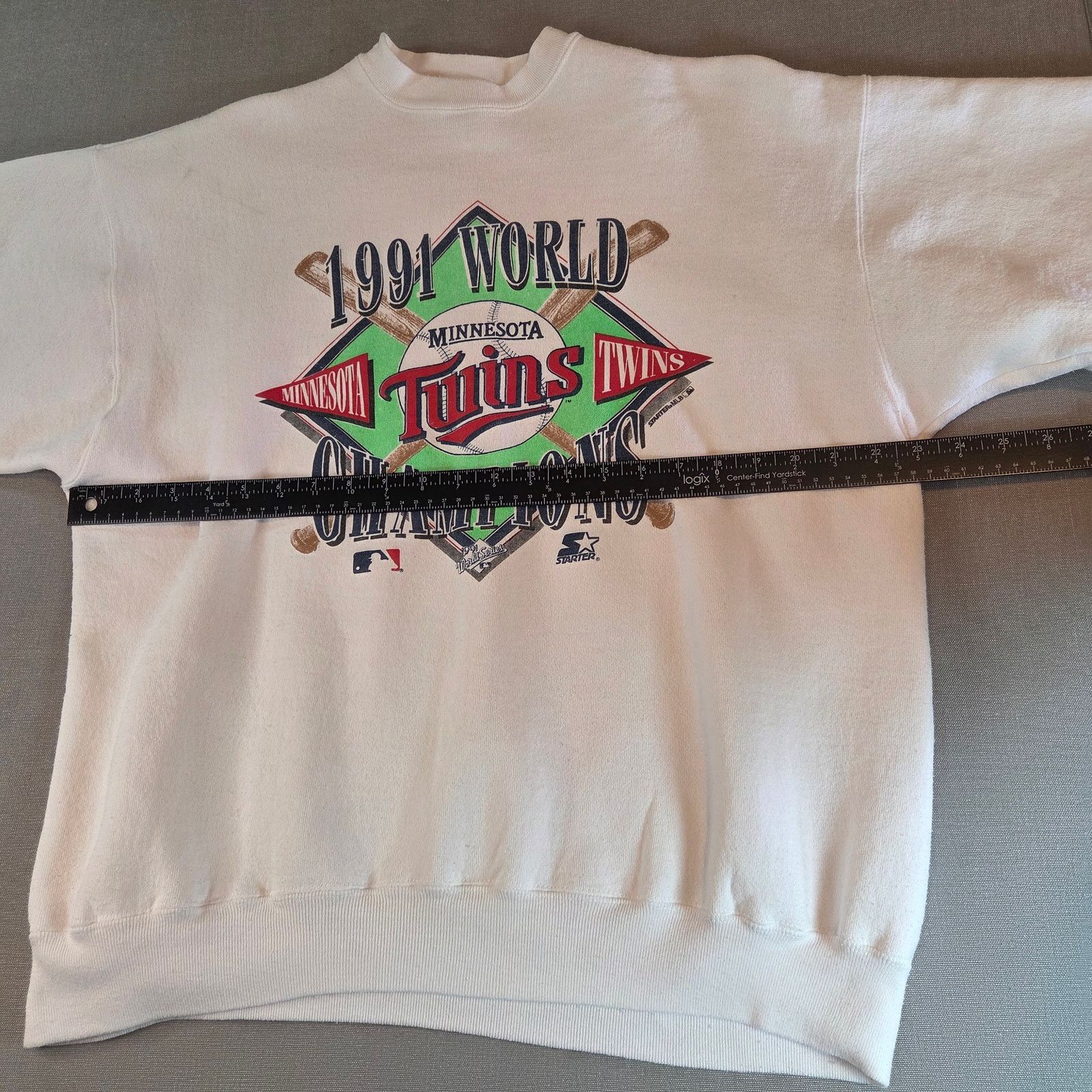 Starter 1991 Twins World Series Starter Sweatshirt XL Size US XL / EU 56 / 4 - 10 Thumbnail