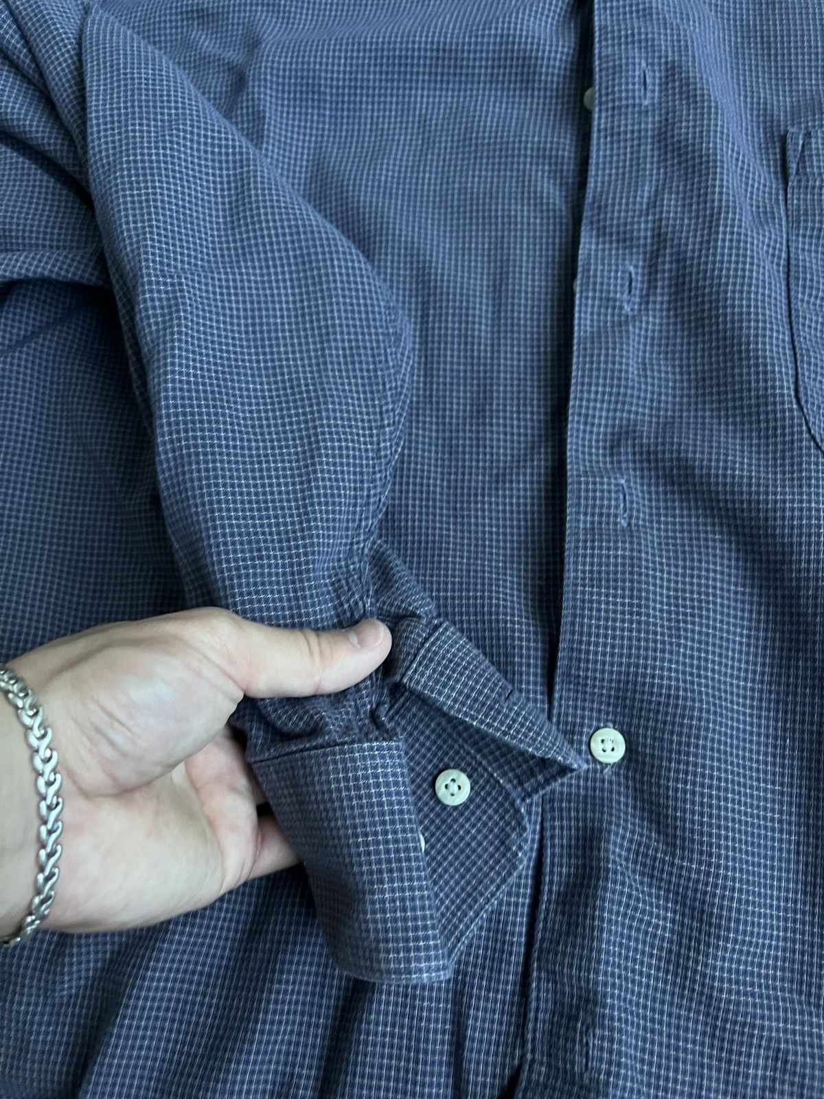 Haggar × Vintage Vintage Haggar Button Up Long Sleeve Shirt Size US L / EU 52-54 / 3 - 3 Thumbnail
