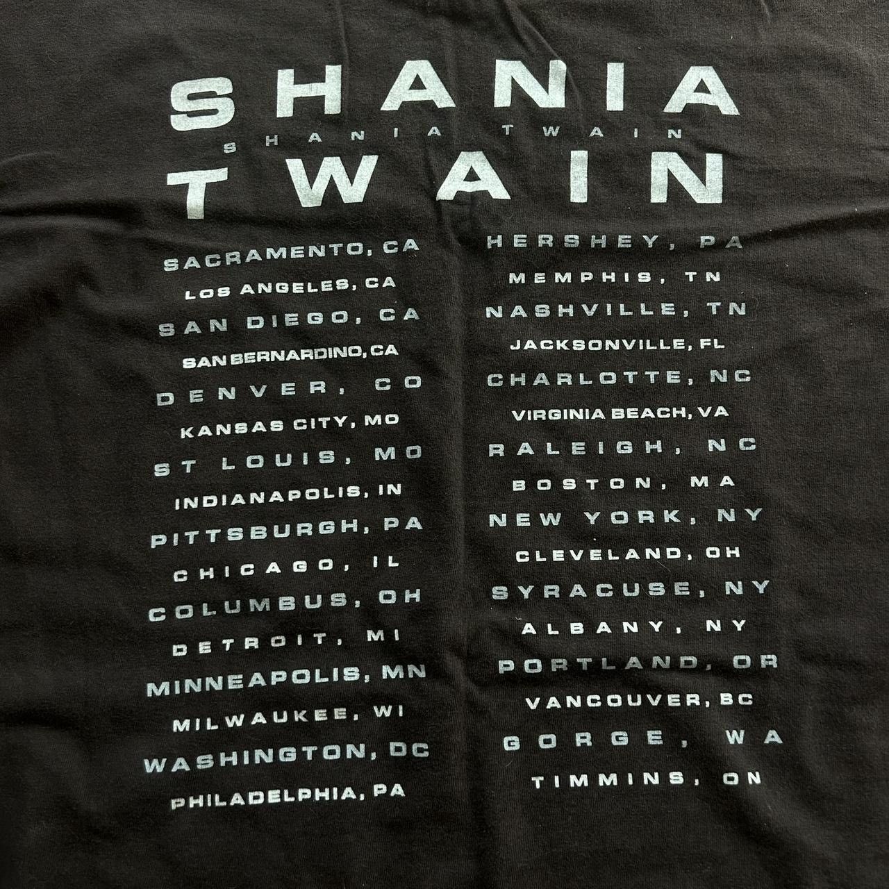 Other Vintage 1990s Shania Twain Official Concert Tour Tee Size US XL / EU 56 / 4 - 5 Thumbnail