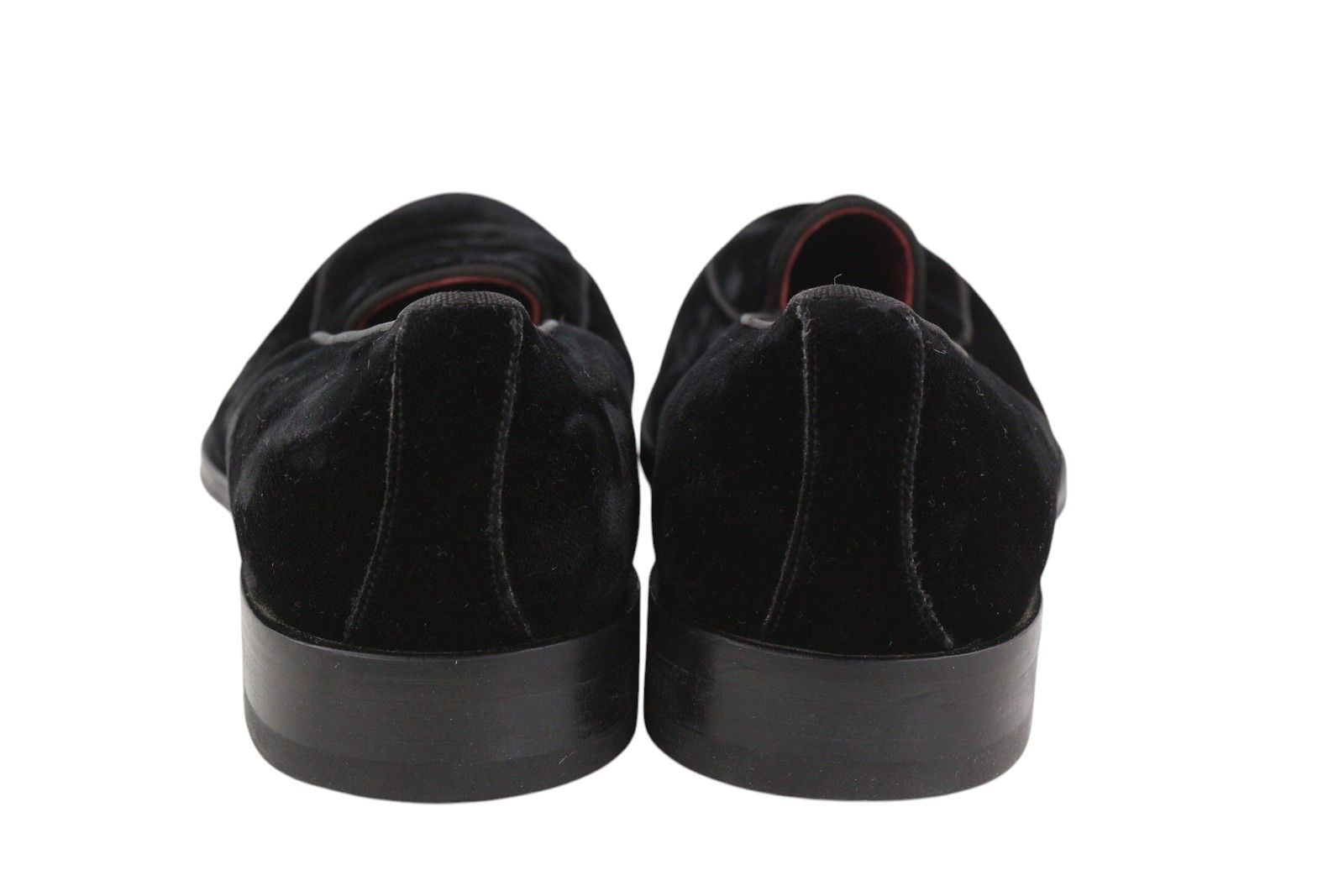Suitsupply EU39 Black Velour Almond Toe Slip On Shoes 83577 Size US 6 / EU 39 - 7 Thumbnail