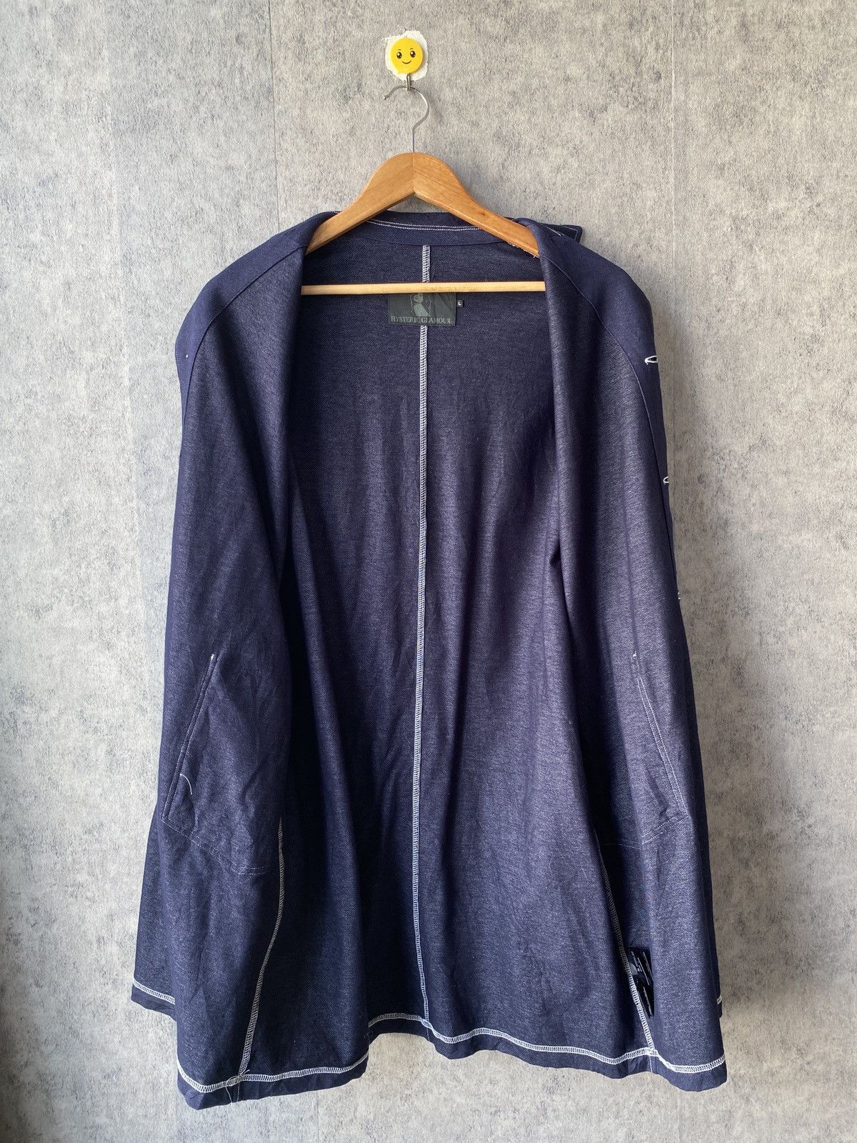 Hysteric Glamour Hysteric Glamour Dark Blue Shop Coat Size US L / EU 52-54 / 3 - 12 Thumbnail