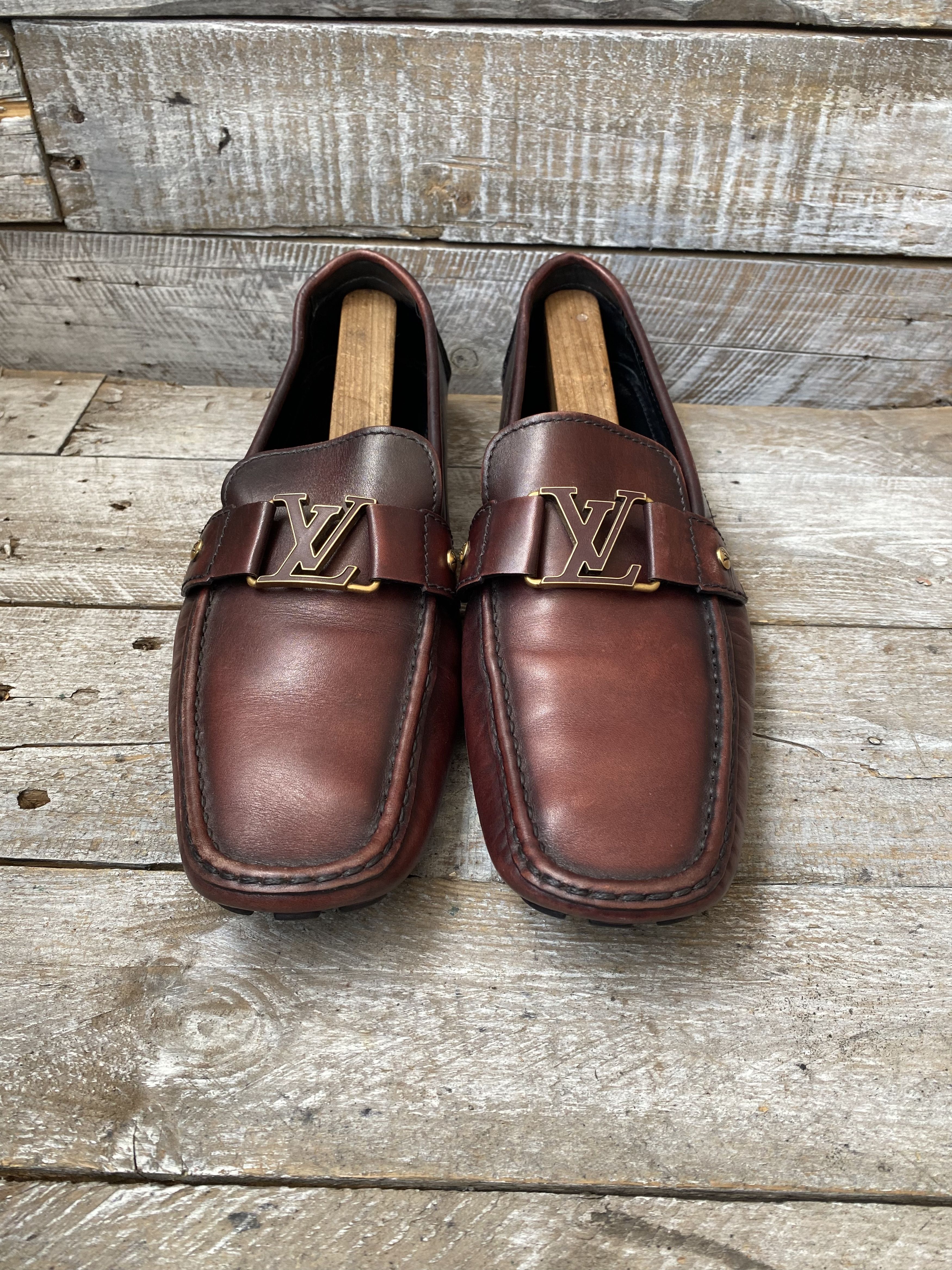 Louis Vuitton Louis vuitton montecarlo logo horsebit loafer slip on uk11.5 Size US 11.5 / EU 44-45 - 4 Thumbnail