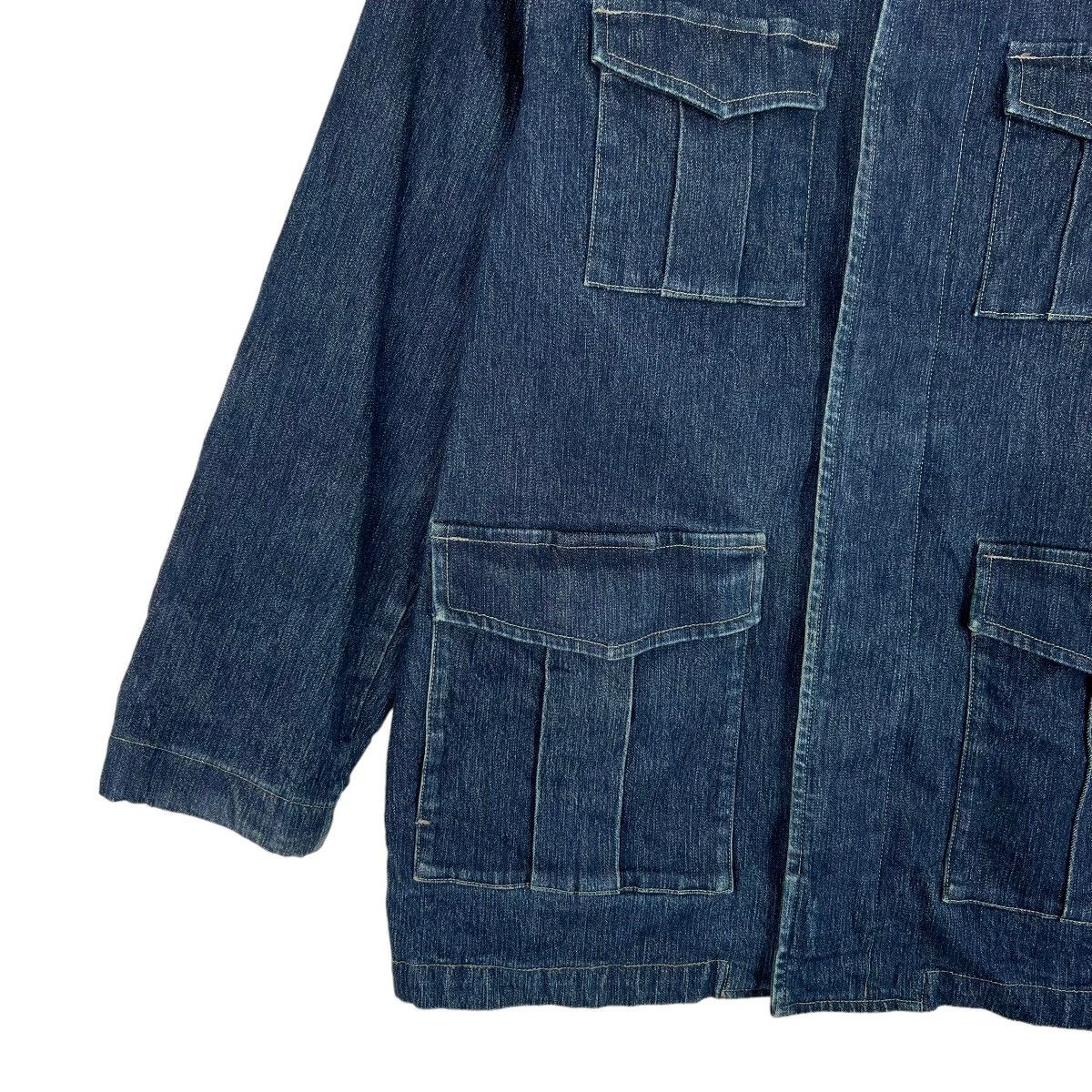 Japanese Brand 💥 EDDY DENIM CHORE JACKET Size US M / EU 48-50 / 2 - 3 Thumbnail