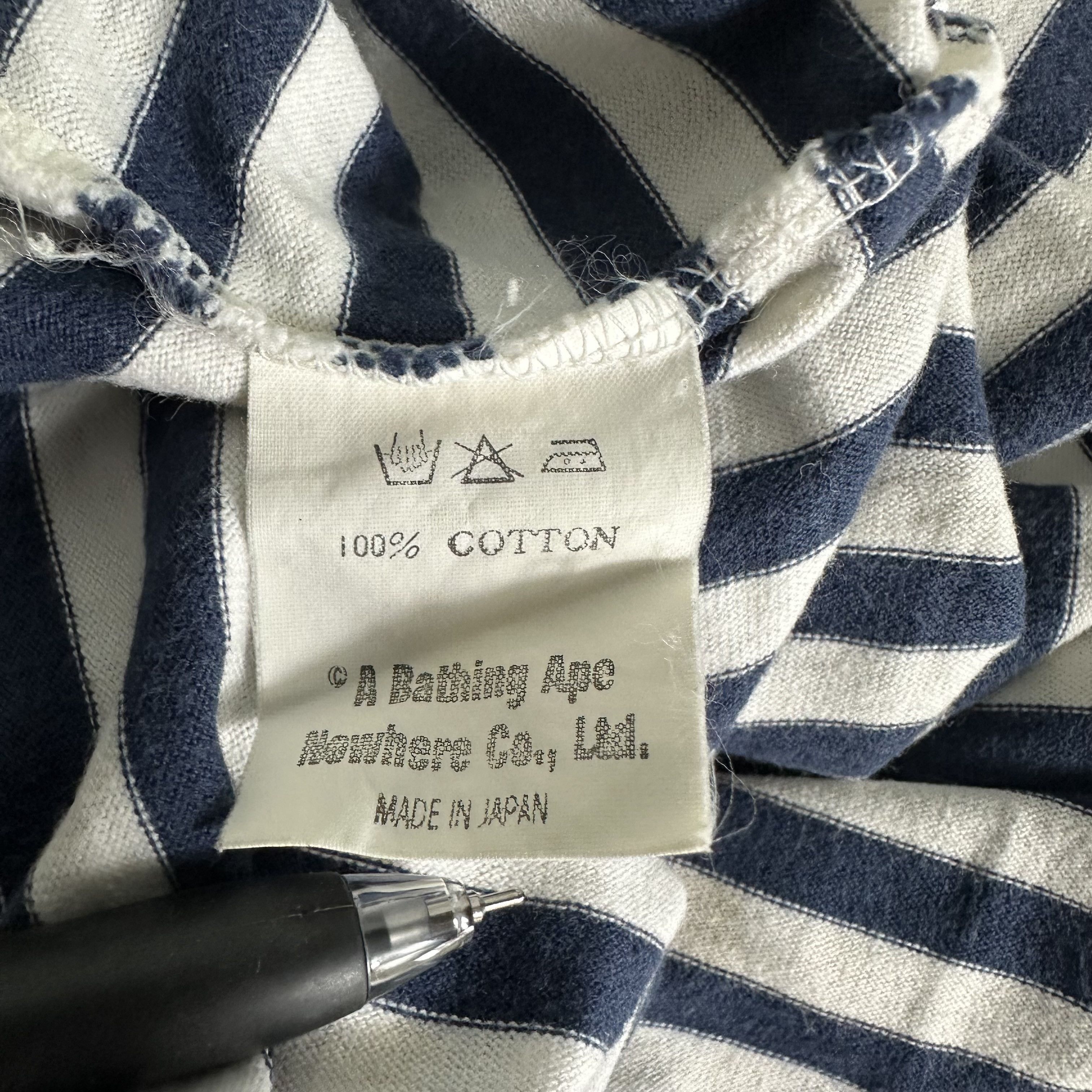 Bape 🔥RARE🔥Vintage A Bathing Ape Bape Striped T-shirt Size US M / EU 48-50 / 2 - 7 Thumbnail