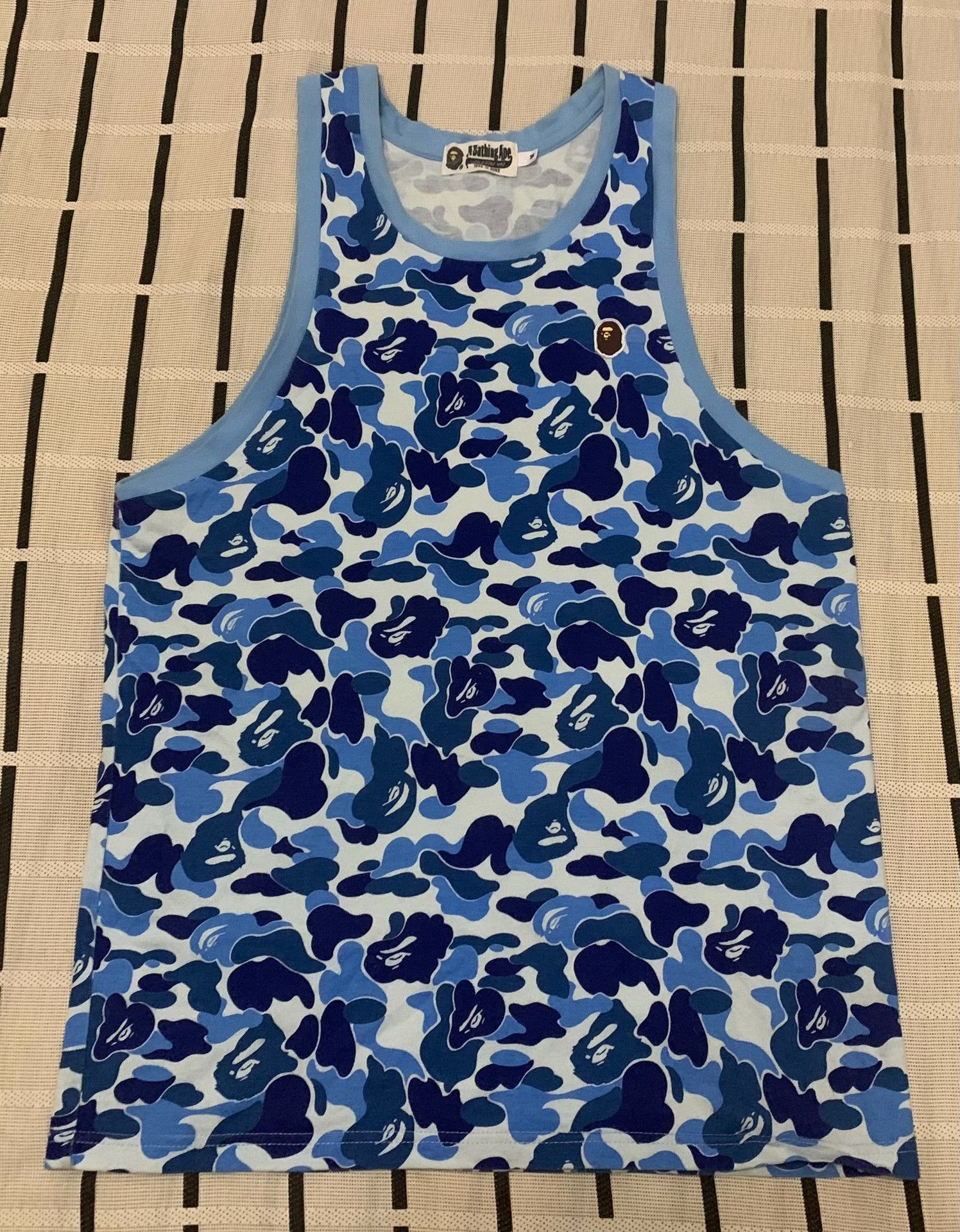 Bape Bape Camo Blue Tank Top M Men Size US M / EU 48-50 / 2 - 1 Thumbnail