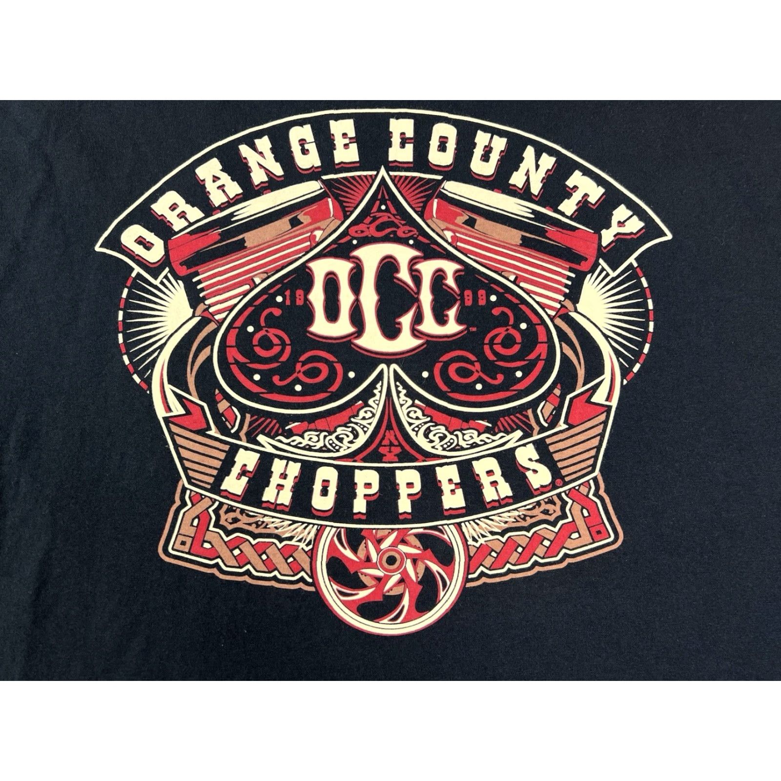 Vintage Mens Orange County Choppers OCC Motorcycles T-Shirt Black 3XL Shirt Motorcycle Mens Size US XXL / EU 58 / 5 - 4 Thumbnail