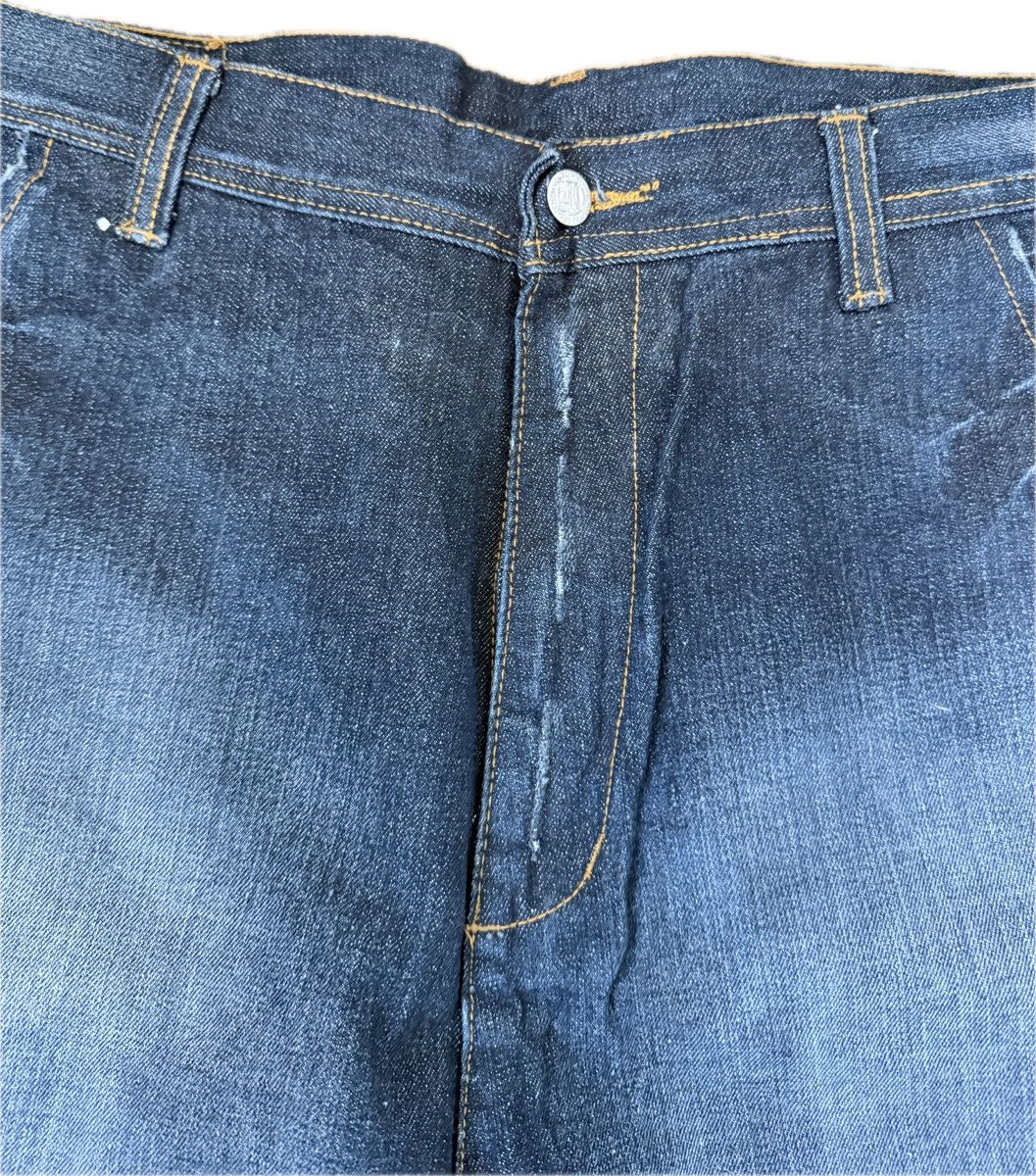 Makaveli 2Pac Printed Out Denim Jeans Size US 38 / EU 54 - 3 Thumbnail