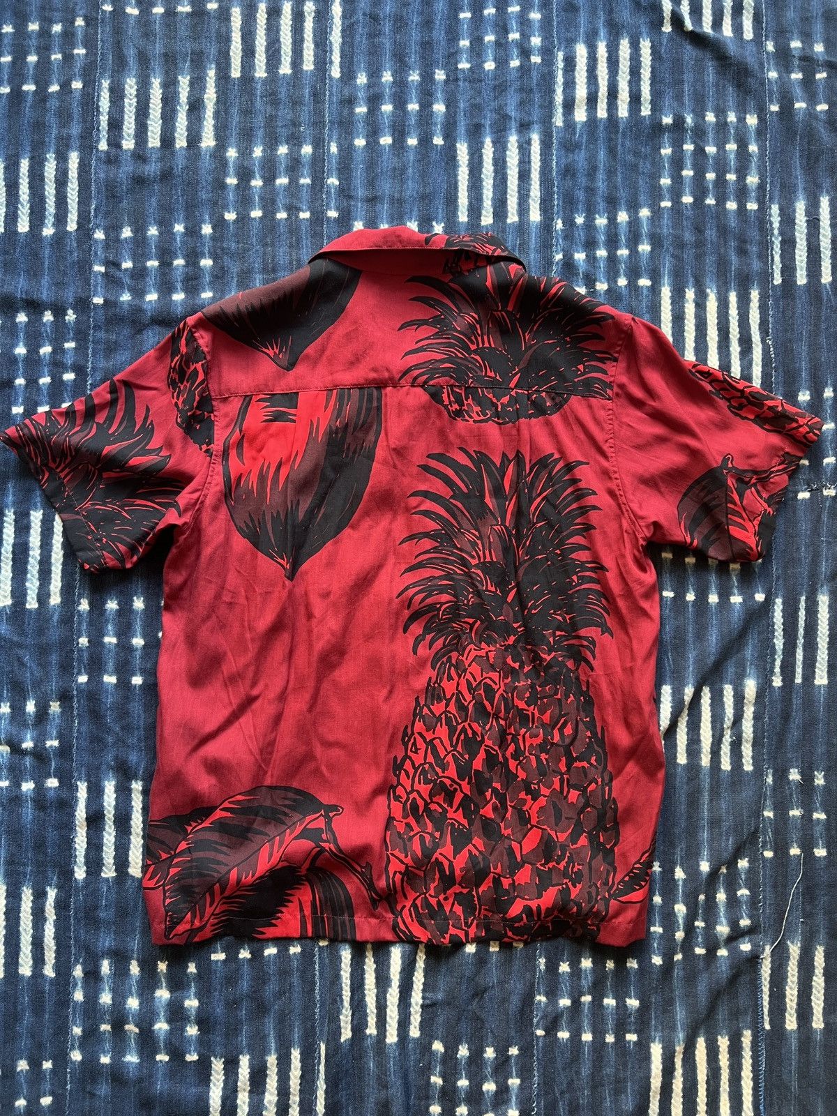Japanese Brand Nomarhythm Textile Japan Pineapple Shirt Size US L / EU 52-54 / 3 - 2 Thumbnail