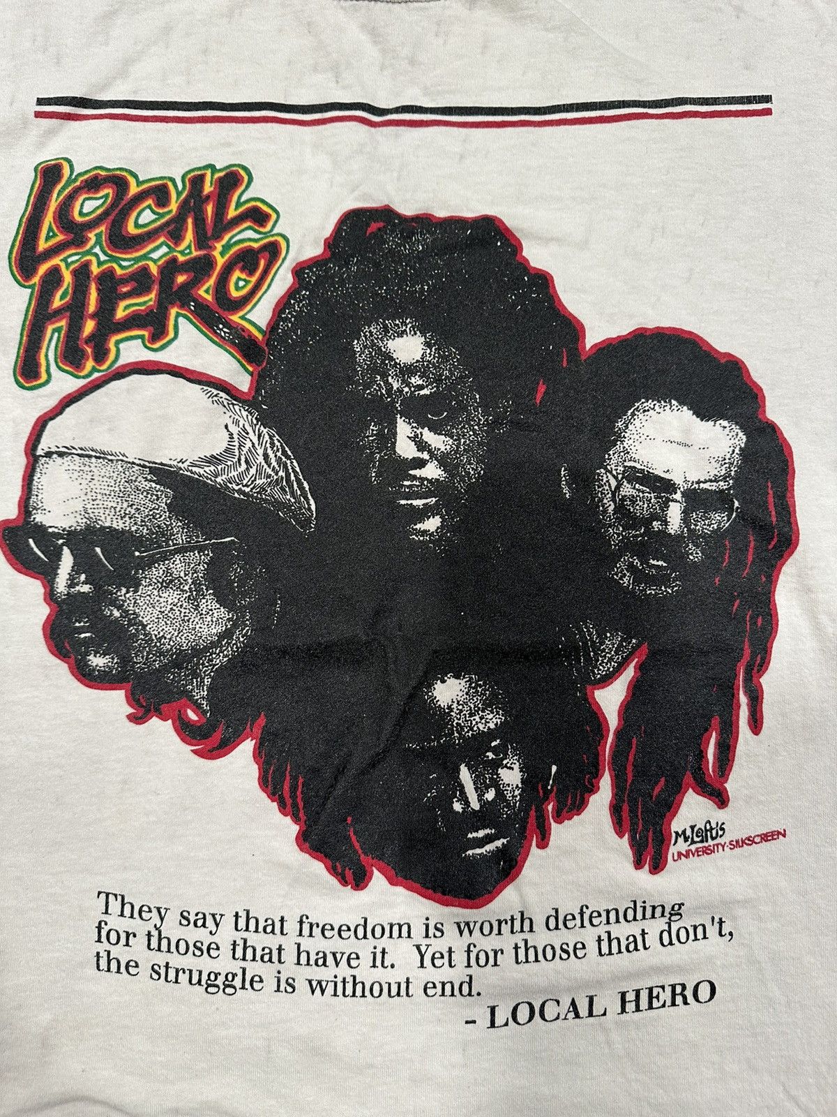 Vintage 90s Vintage Local Hero T-Shirt Size US L / EU 52-54 / 3 - 6 Thumbnail