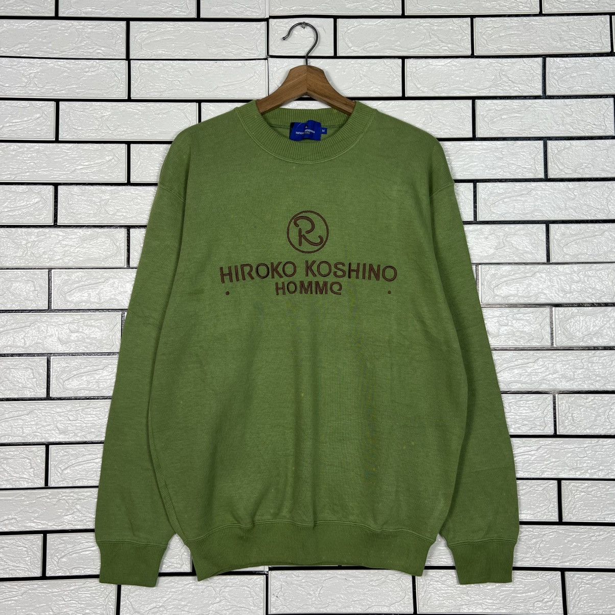Hiroko Koshino Homme HIROKO KOSHINO HOMME Embroidered Logo Sweatshirt #4006-C182 Size US M / EU 48-50 / 2 - 1 Thumbnail