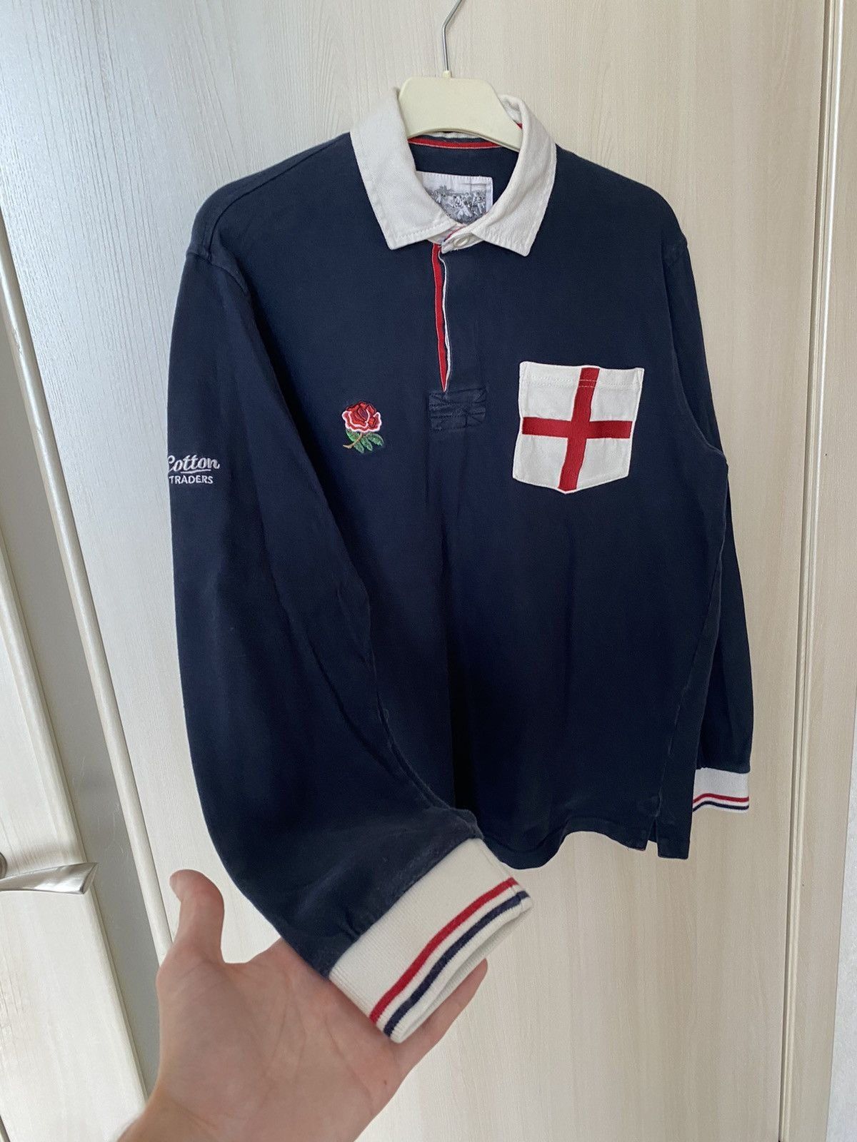 Cotton Traders VTG England 1997 ラガーシャツ Classic Rugby Shirts 1995 England | Vintage Old Rugby Jersey