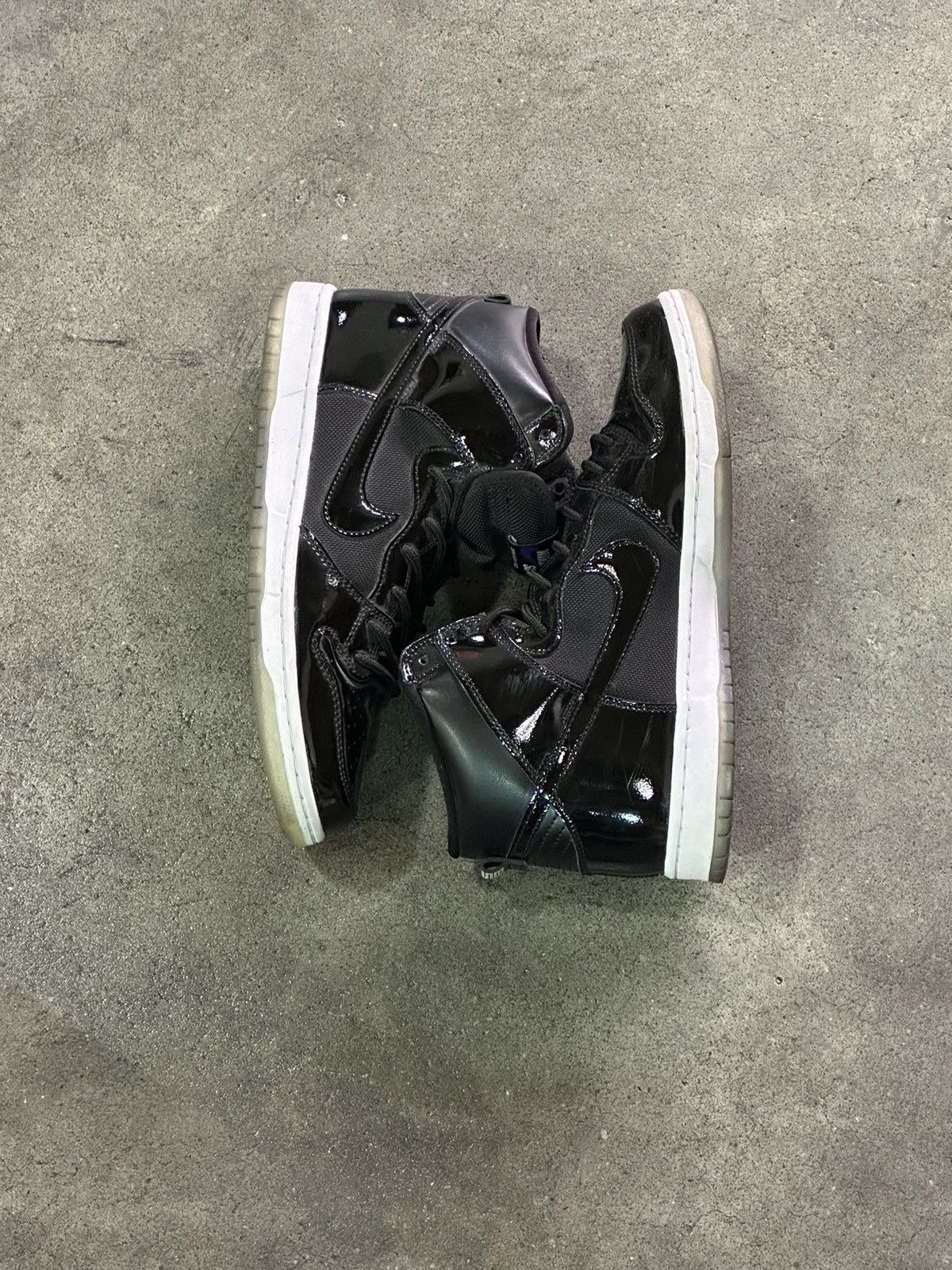 image of Jordan Nike Dunks High Top Space Jam Shoes in Black, Men's (Size 10)