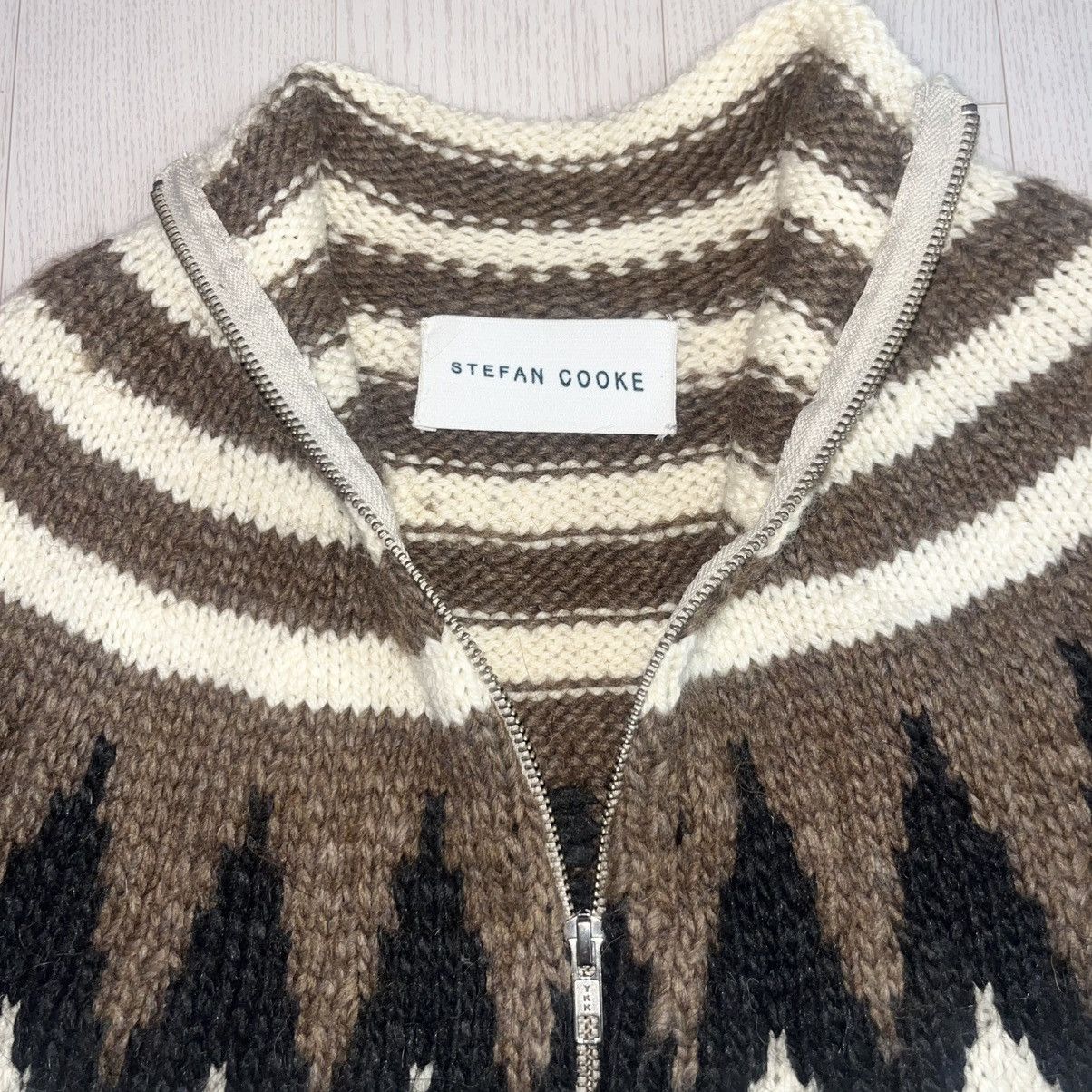 Stefan Cooke Stefan Cooke Nordic Knit Zip-up | Grailed