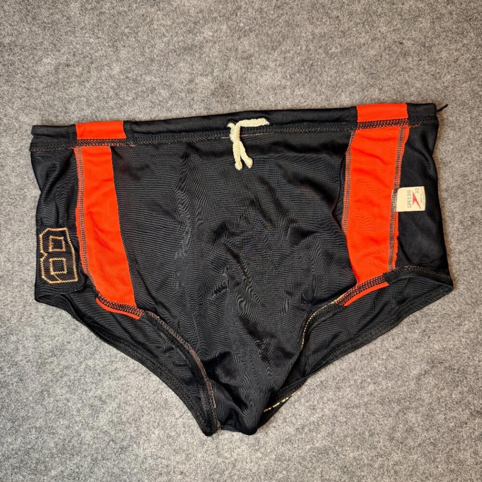 Speedo Vintage Men’s Speedo Swim Briefs – BH Side Decal Size 32 Size US 32 / EU 48 - 8 Thumbnail