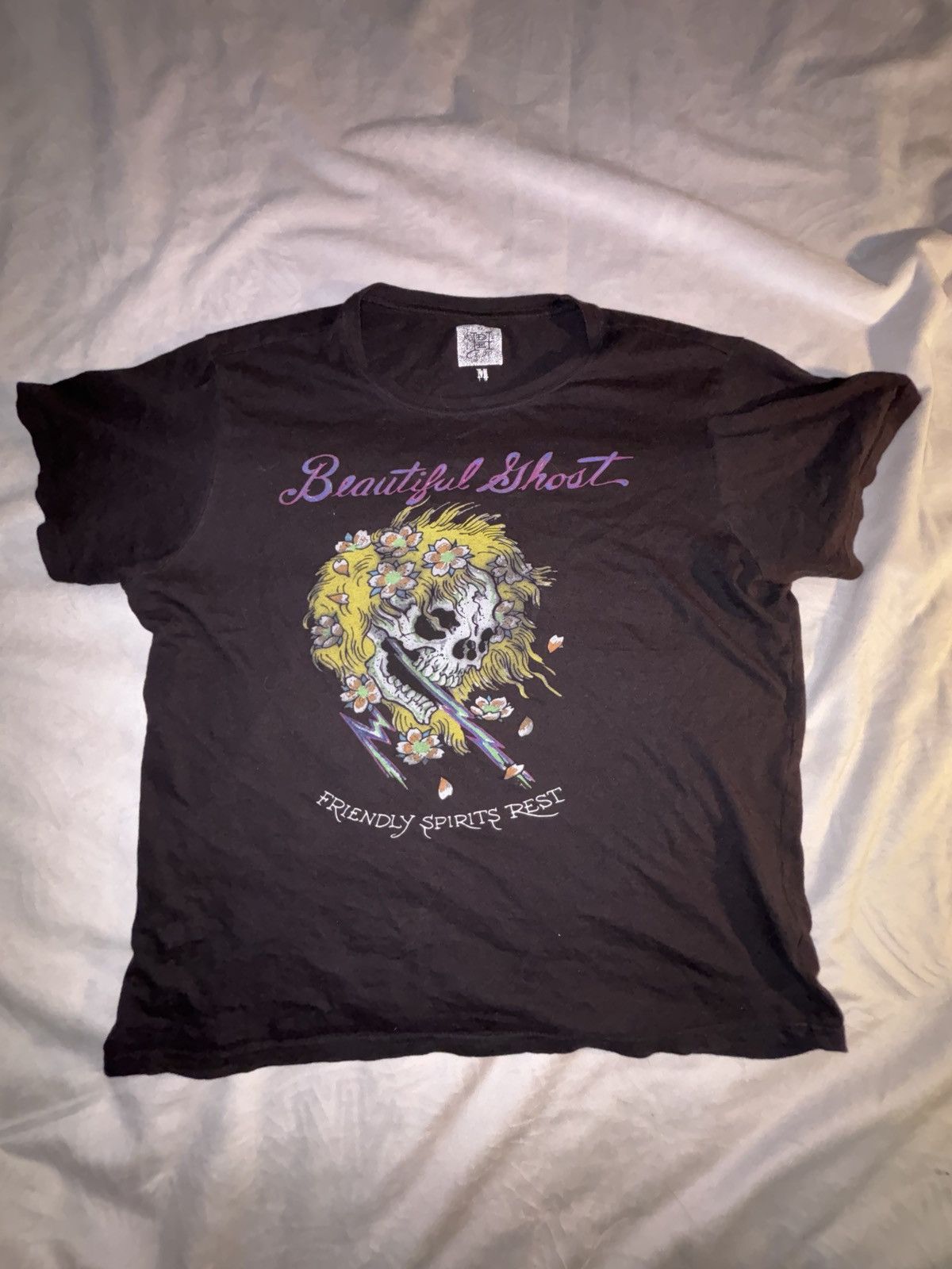 Designer × Ed Hardy × Vintage Y2K Ed Hardy T-shirt (friendly spirits rest) Size US M / EU 48-50 / 2 - 2 Thumbnail
