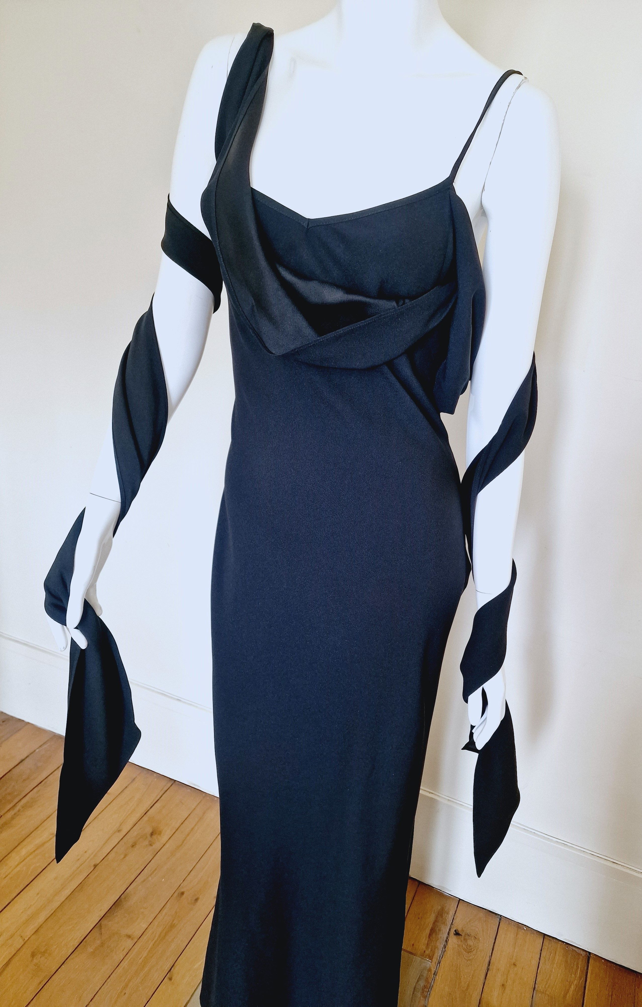 John Galliano John Galliano Runway 2016 FW Look Show 3 Black Dress Size M / US 6-8 / IT 42-44 - 12 Thumbnail