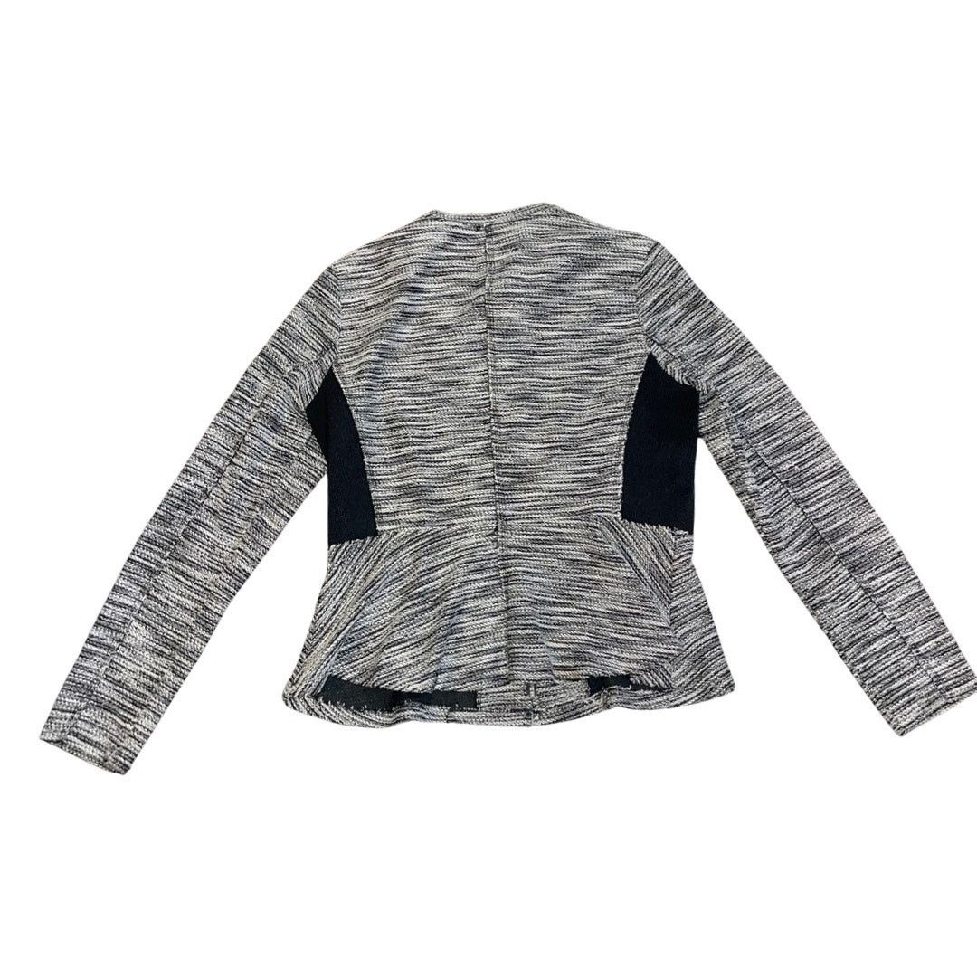 Mossimo Full Zip Up Knit Blazer SZ Medium Career Chic Office Peplum Size M / US 6-8 / IT 42-44 - 2 Thumbnail
