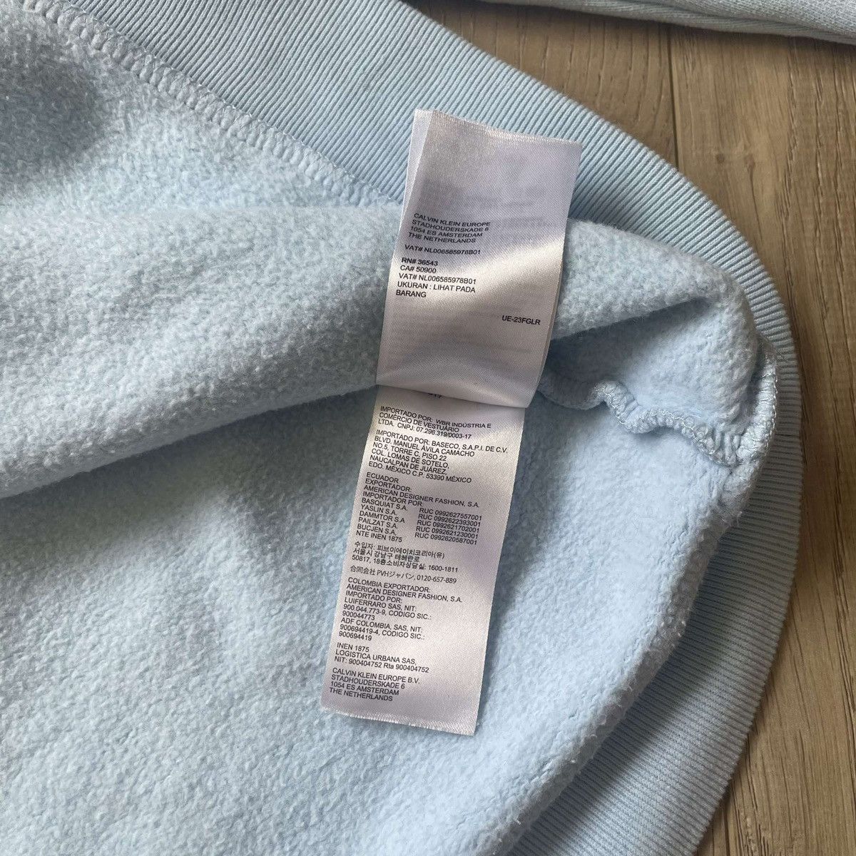 Calvin Klein Calvin Klein Jeans Baby Blue Sweatshirt Size US M / EU 48-50 / 2 - 9 Thumbnail