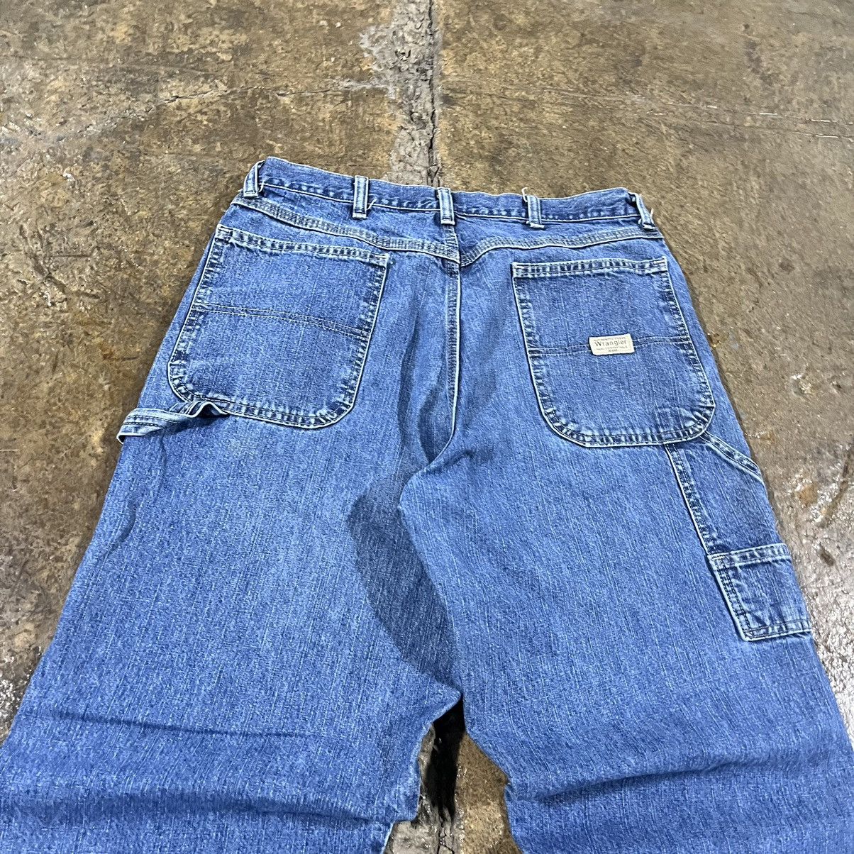 Carhartt × Vintage × Wrangler Crazy Y2K Carhartt Style Carpenter Jeans Workwear Skater Size US 34 / EU 50 - 5 Thumbnail