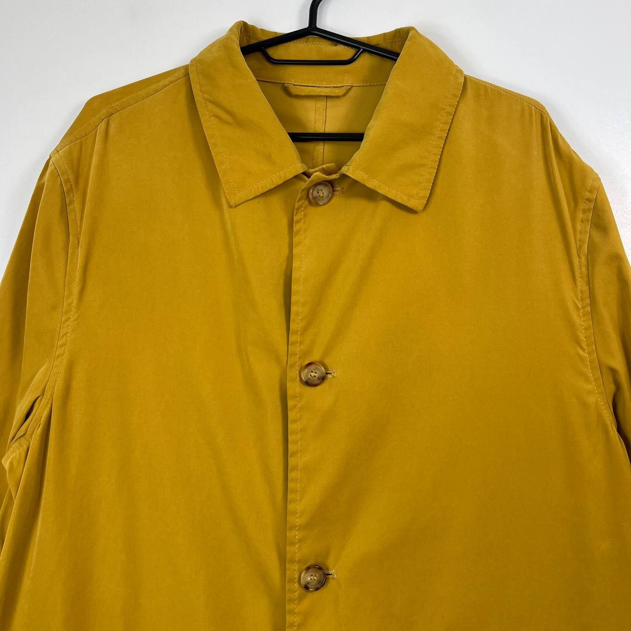 Enrico Coveri Enrico Mandelli Mens Mustard Yellow Jacket Coat Size 57 Size US L / EU 52-54 / 3 - 2 Thumbnail
