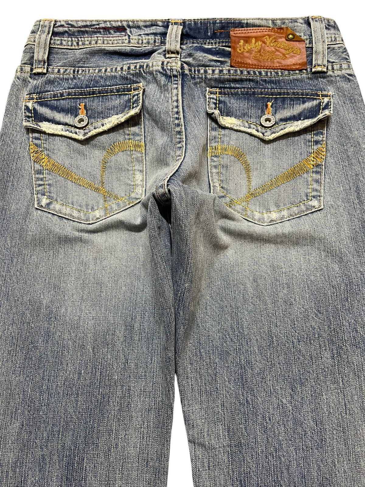 Hysteric Glamour Vintage Japanese Brand Bush Pants Faded Wash Bootcut Jeans Size US 28 / EU 44 - 5 Thumbnail