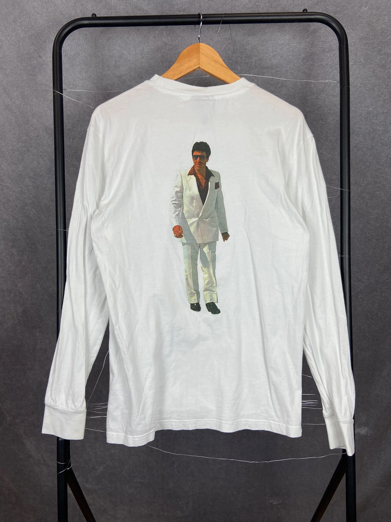 H&M Scarface Longsleeve H&M M – Tony Montana Tee Size US M / EU 48-50 / 2 - 1 Thumbnail