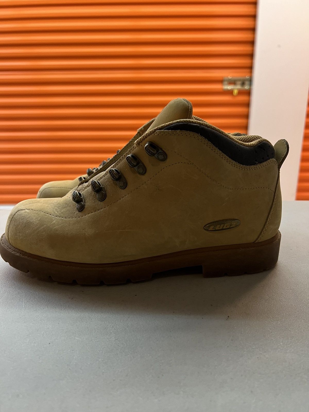 Lugz × Vintage ***FINAL DROP***RARE 00s LUGZ DOUBLE SOLE WHEAT BOOT 8.5 Size US 8.5 / EU 41-42 - 6 Thumbnail