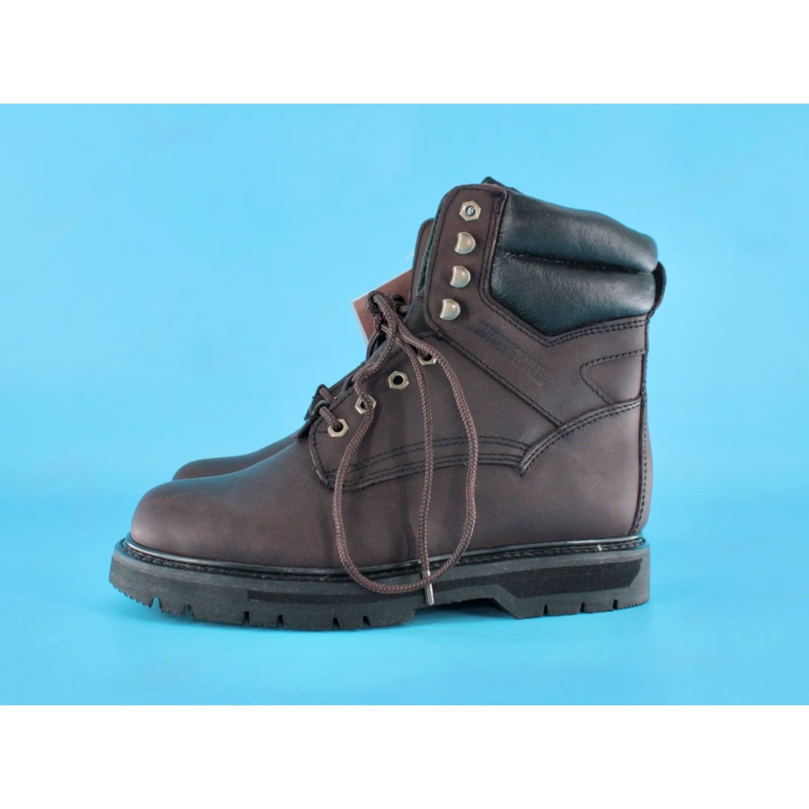 Vintage VINTAGE Mens Wolverine 70s Brown Work Boots Size 7.5 1970s Shoes Size US M / EU 48-50 / 2 - 4 Thumbnail
