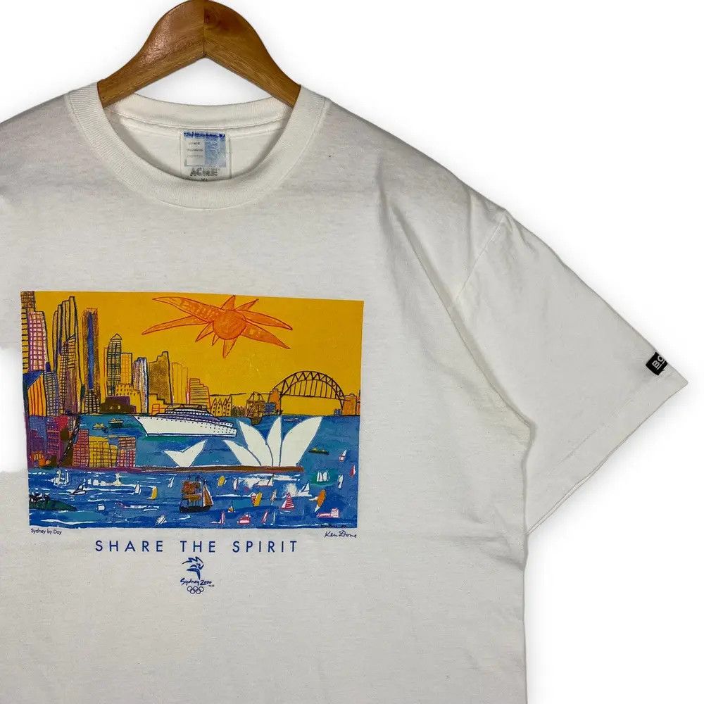 Vintage Vintage KEN DONE Olympic Sydney 2000 Australia Tee Size US XL / EU 56 / 4 - 2 Thumbnail