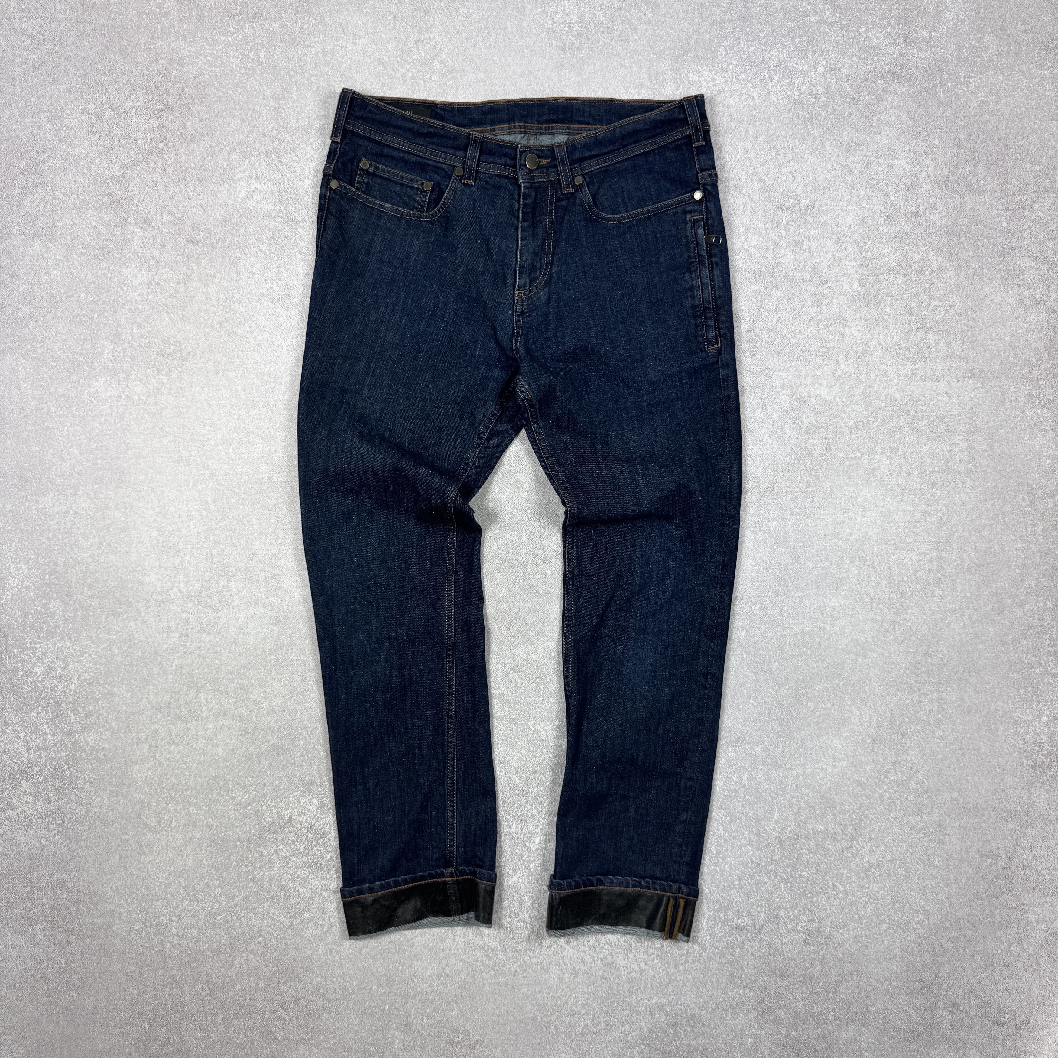 Neil Barrett Men`s Neil Barrett Skinny Fit Regular Rise Printed Jeans Size US 32 / EU 48 - 1 Thumbnail