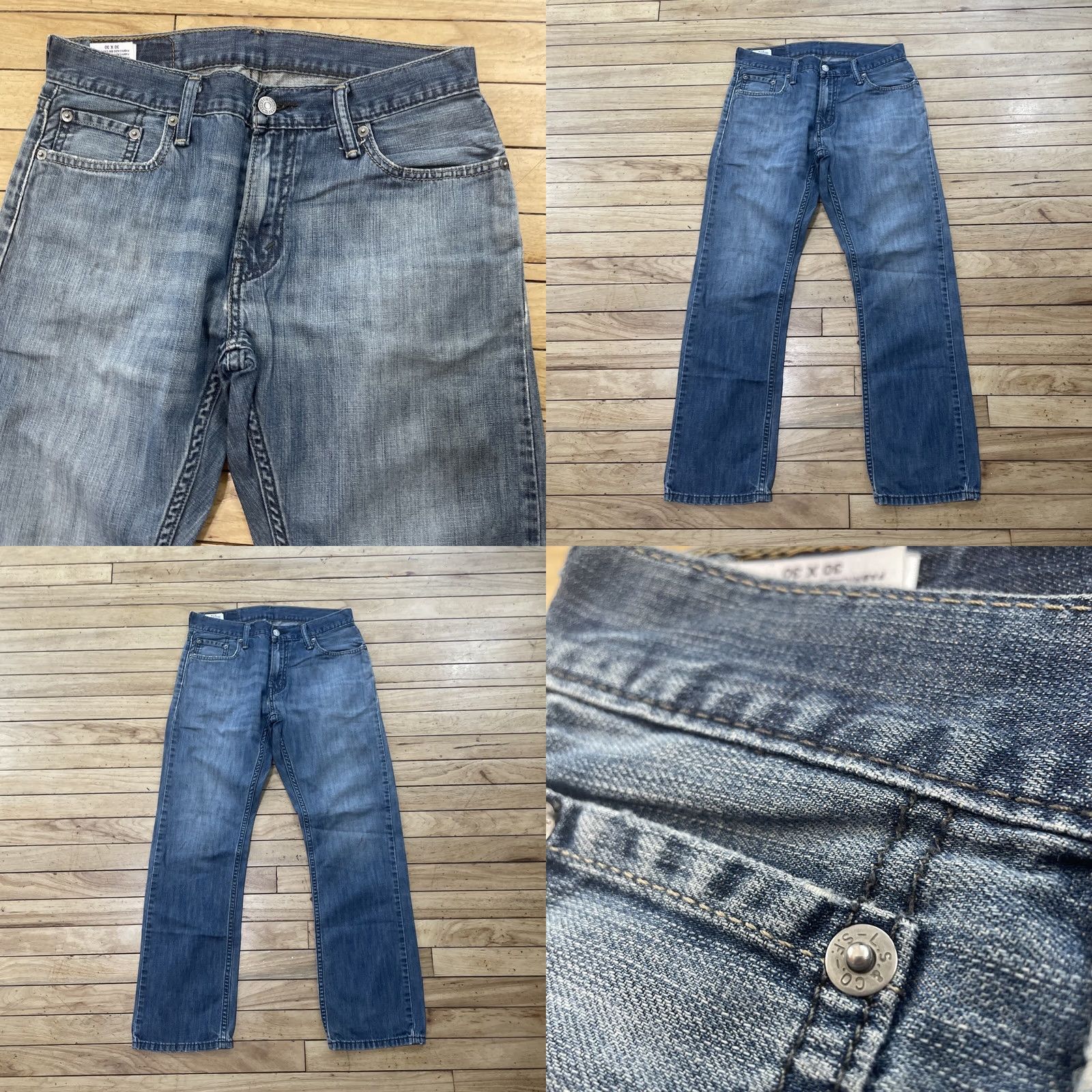 Levi's Levi's 514 Jeans Men 30x29 Slim Straight Blue Denim Skate School USA Y2k Streetwear Pants Size US 30 / EU 46 - 9 Thumbnail