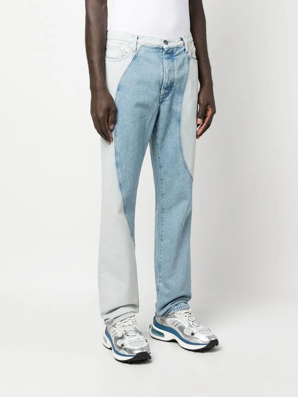 Off-White o1y0225 Denim Pant in Light Blue Size US 32 / EU 48 - 2 Thumbnail