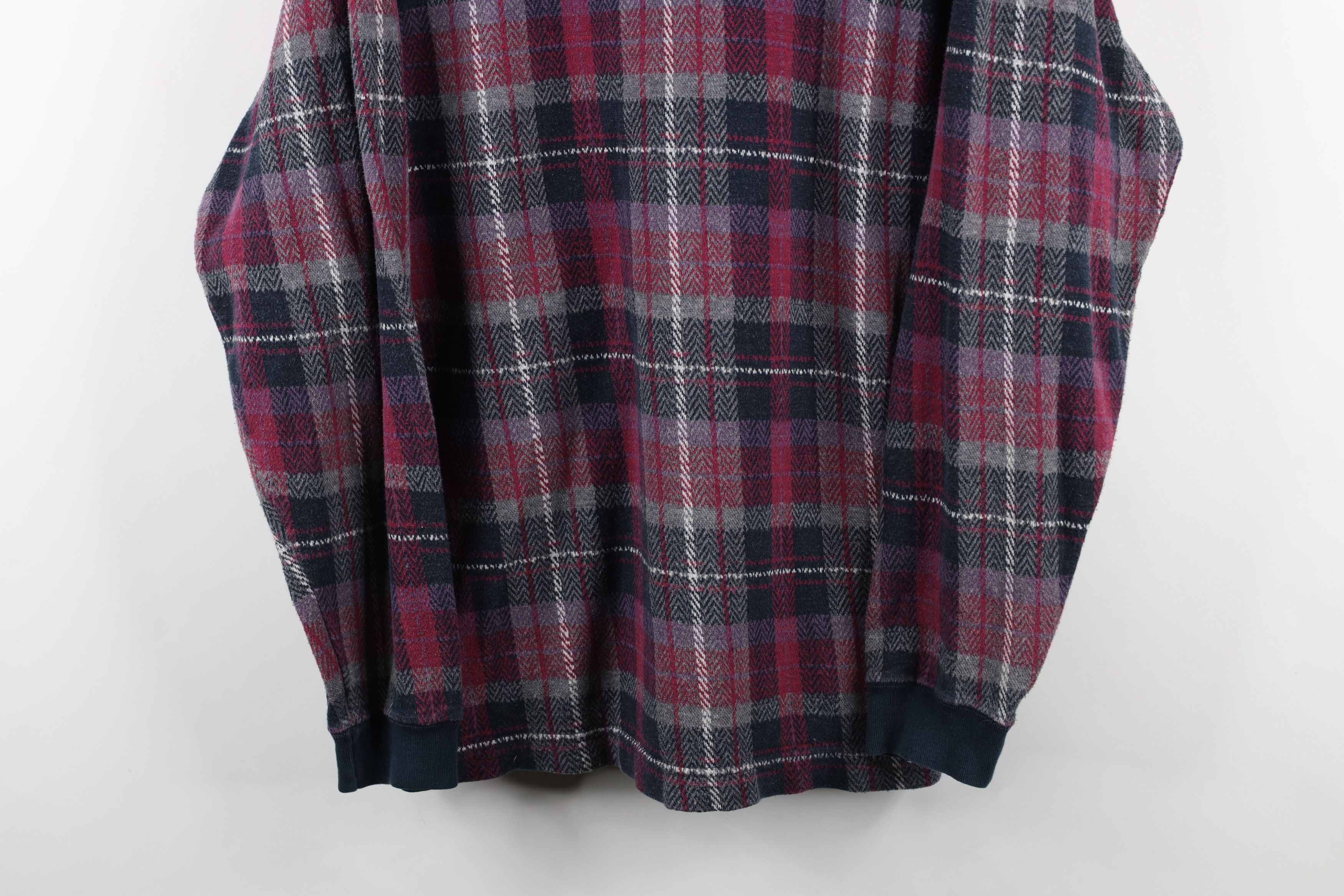 Vintage Vintage 90s Streetwear Heavyweight Long Sleeve Polo Shirt Size US XL / EU 56 / 4 - 3 Thumbnail