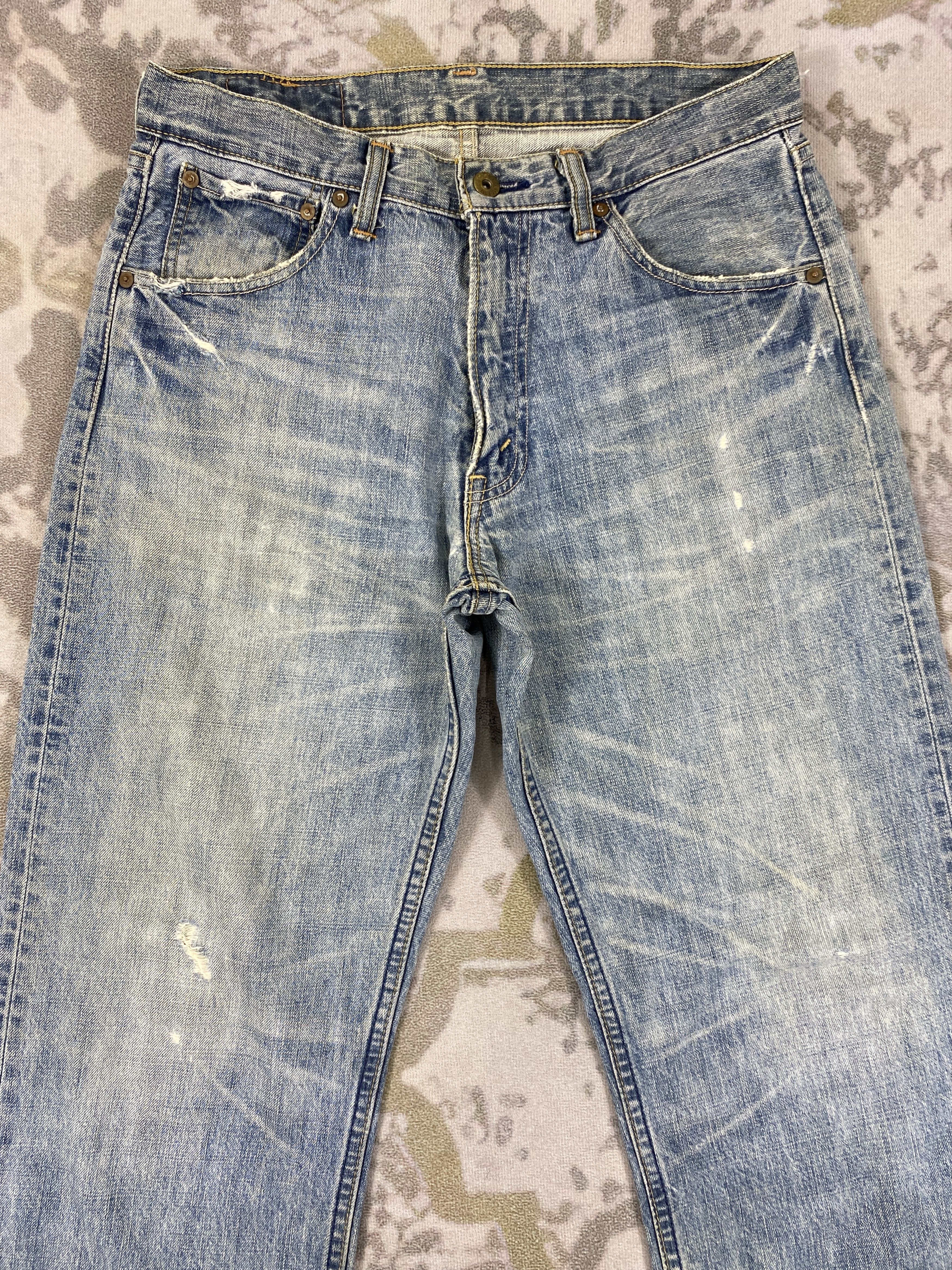 Levi's Distressed Blue Vintage Levi's 503 Jeans 32x30.5 - JN3603 Size US 32 / EU 48 - 3 Thumbnail