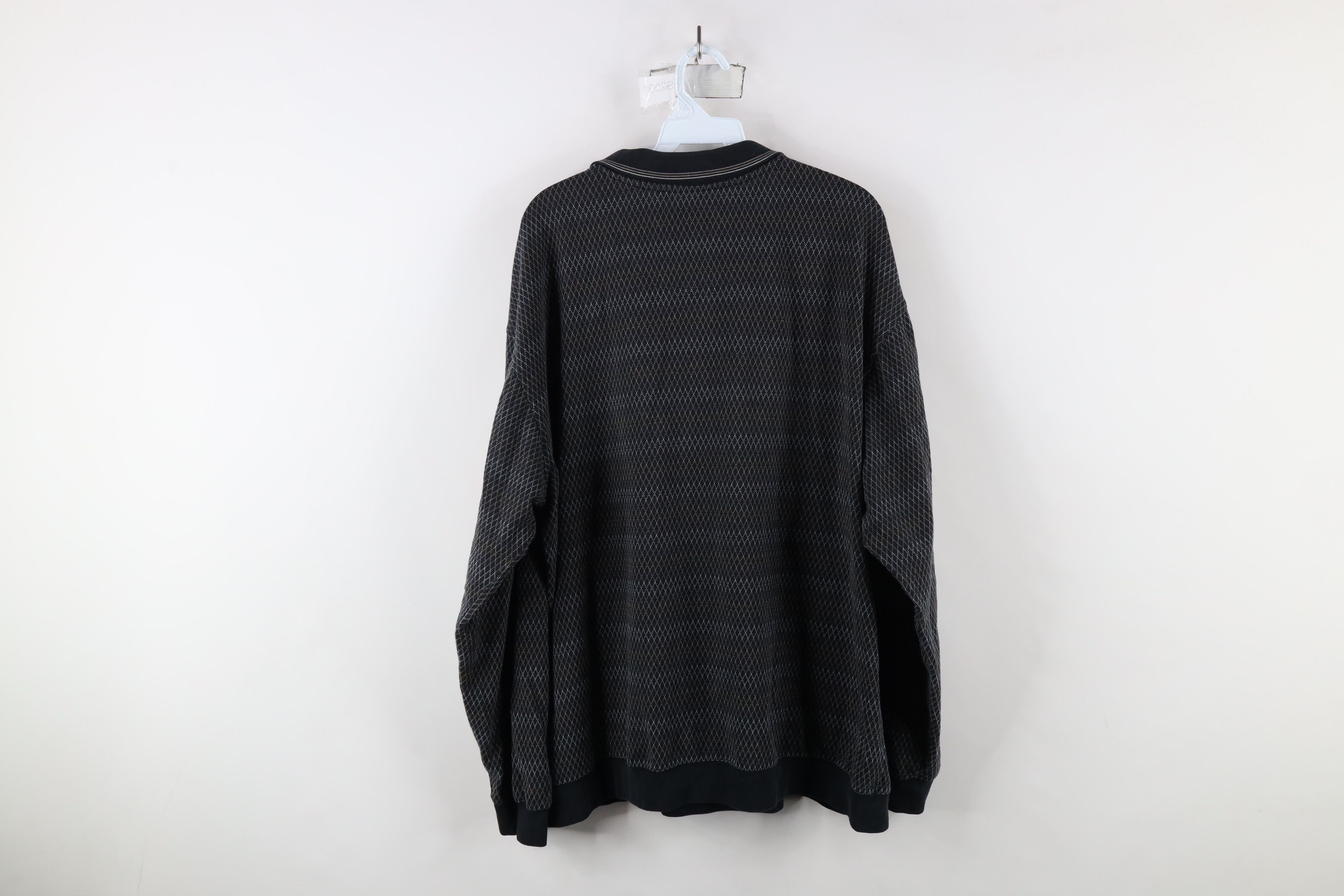 Vintage Vintage 90s Streetwear Collared Pullover Long Sleeve Polo Size US XXL / EU 58 / 5 - 9 Thumbnail