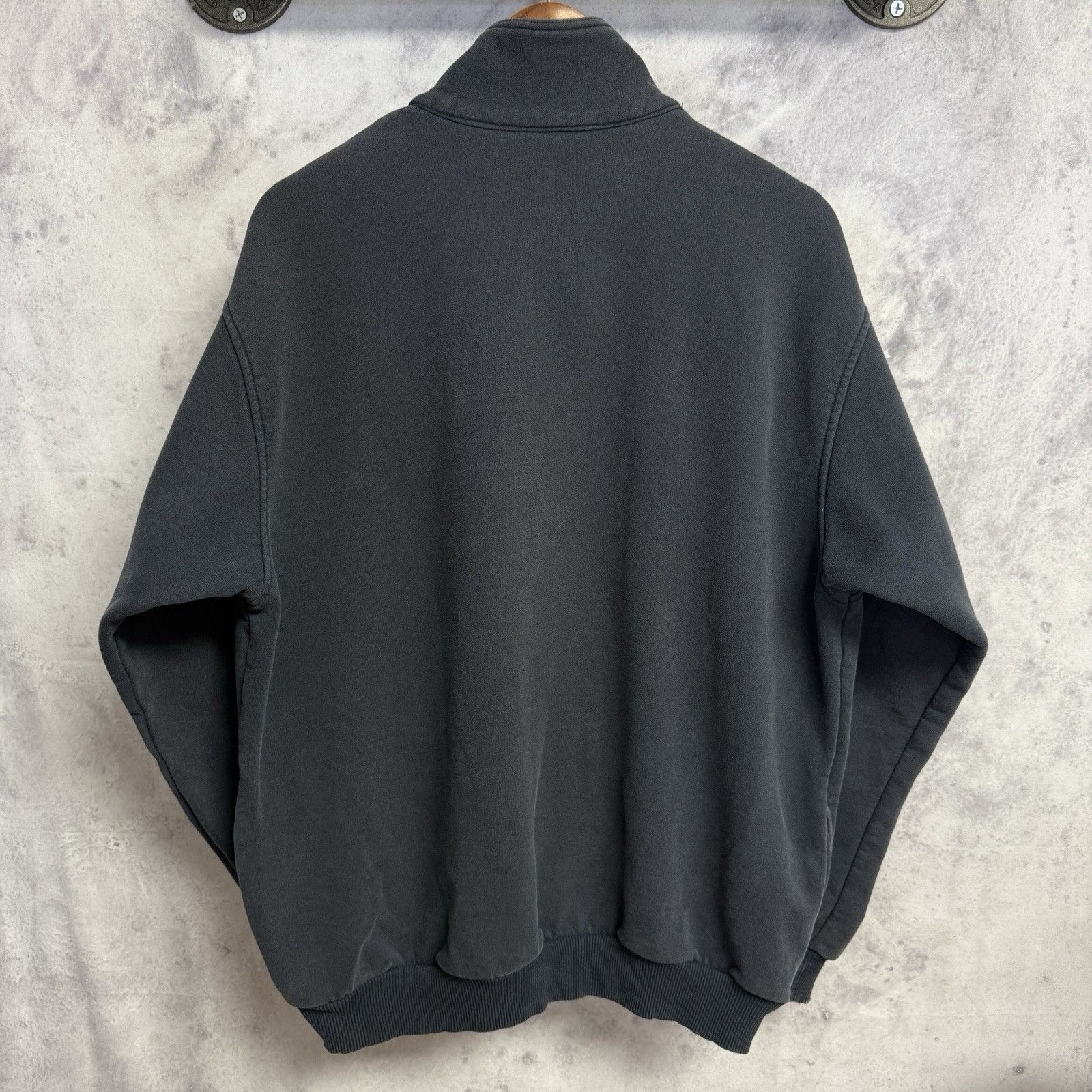 Vintage VTG Fireman Collared Quarter Zip Sweatshirt Mens Large R Her Size US L / EU 52-54 / 3 - 3 Thumbnail