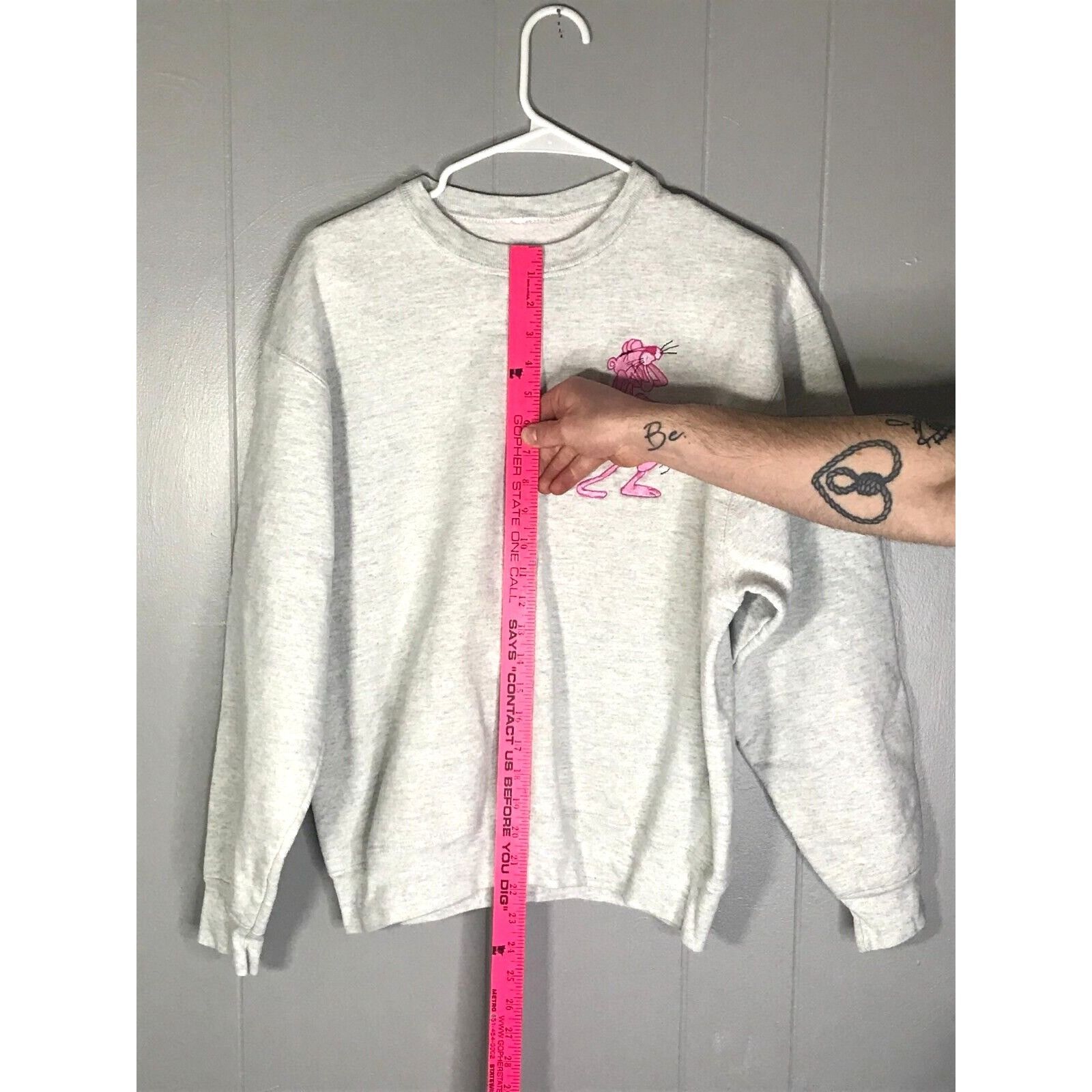 Vintage Vintage 1992 United Artist Pink Panther Crewneck Cartoon Gra Size US M / EU 48-50 / 2 - 8 Thumbnail