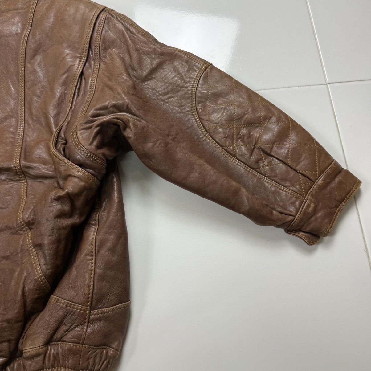 Vera Pelle Vintage Vera Pelle Made in Italy Leather Jacket Size US M / EU 48-50 / 2 - 9 Thumbnail