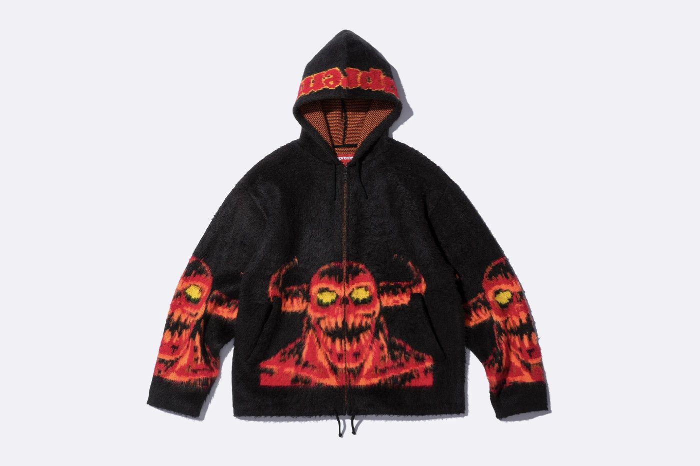 Supreme × Toy Machine Supreme Toy Machine Devil Zip Hoodie Sweatshirt SS24 Size US S / EU 44-46 / 1 - 1 Thumbnail