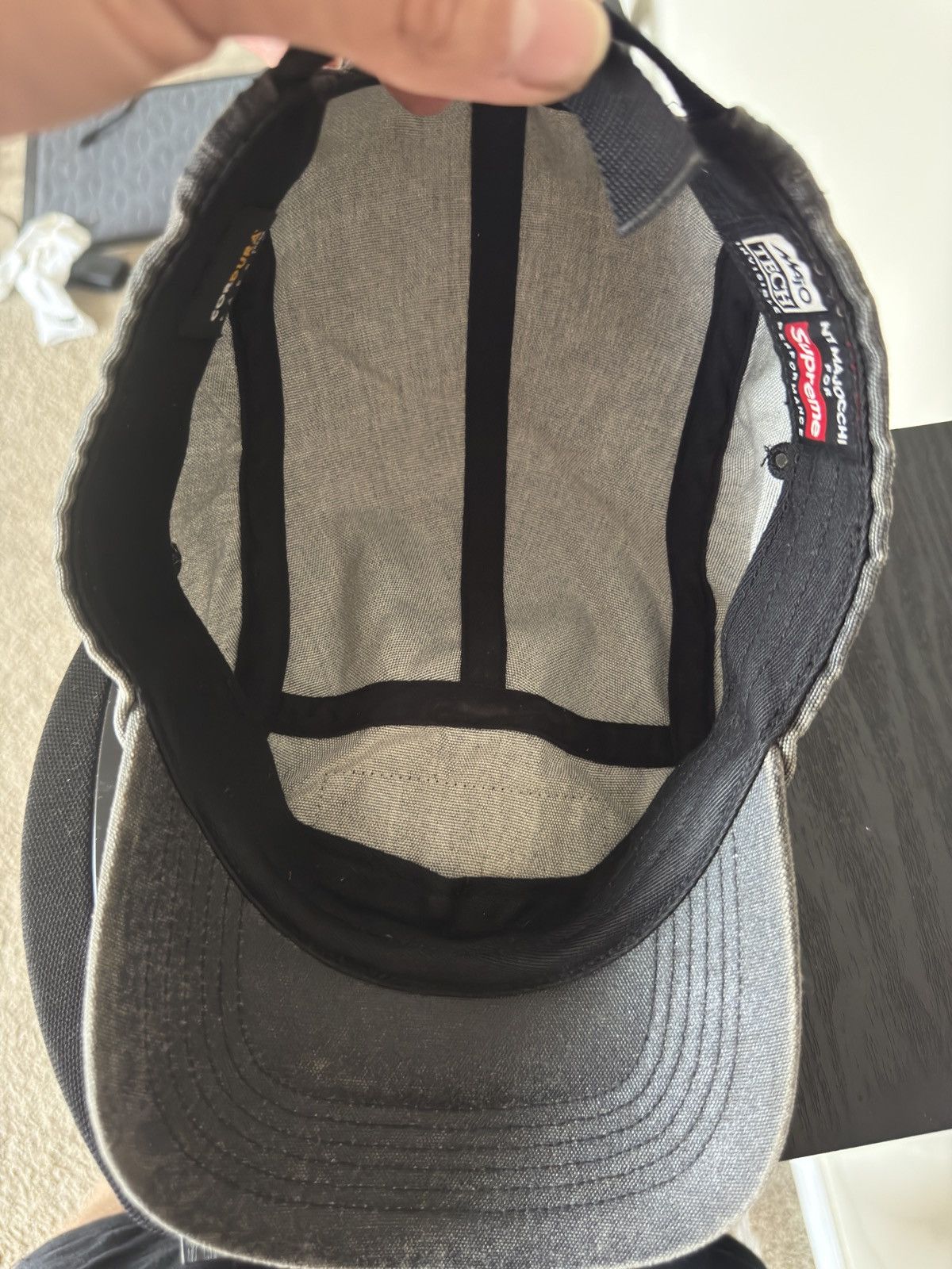 Supreme Supreme Coated Denim Camp Cap Box Logo Size ONE SIZE - 6 Thumbnail