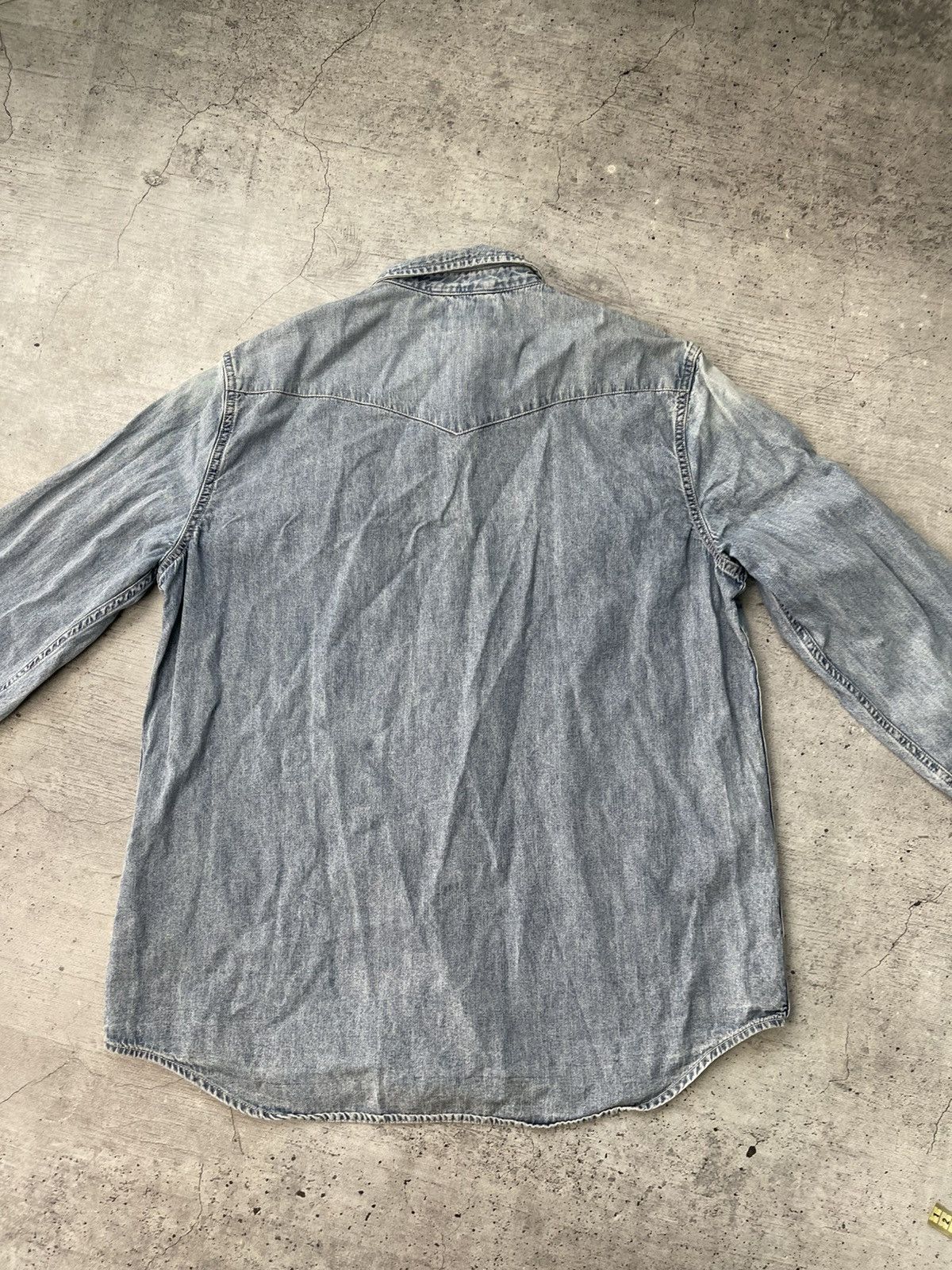 Denim & Supply Ralph Lauren Vintage Denim Supply by Ralph Lauren Distressed Jeans Shirt Size US XL / EU 56 / 4 - 13 Thumbnail